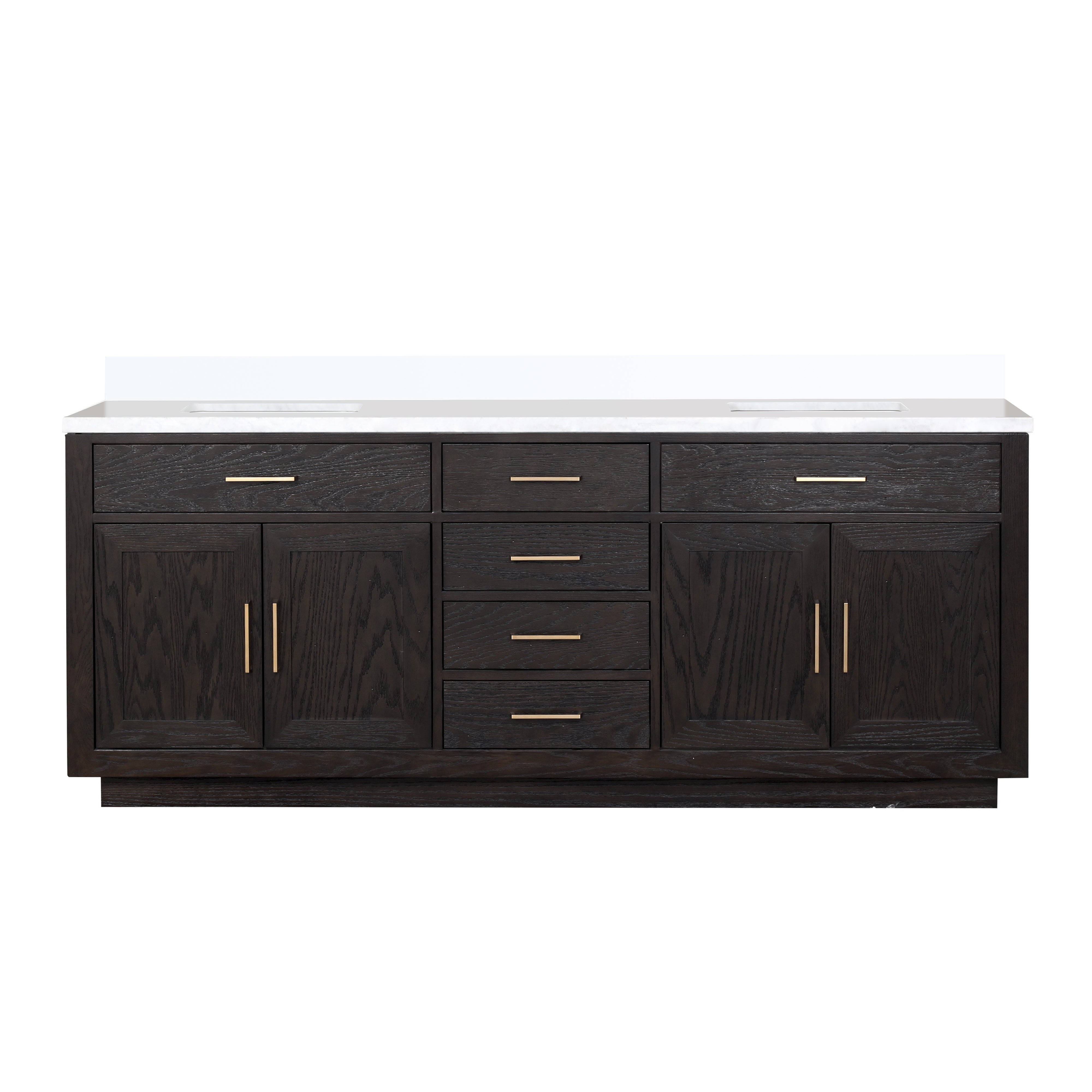 Lexora Abbey 84 in W x 22 in D Double Bath Vanity