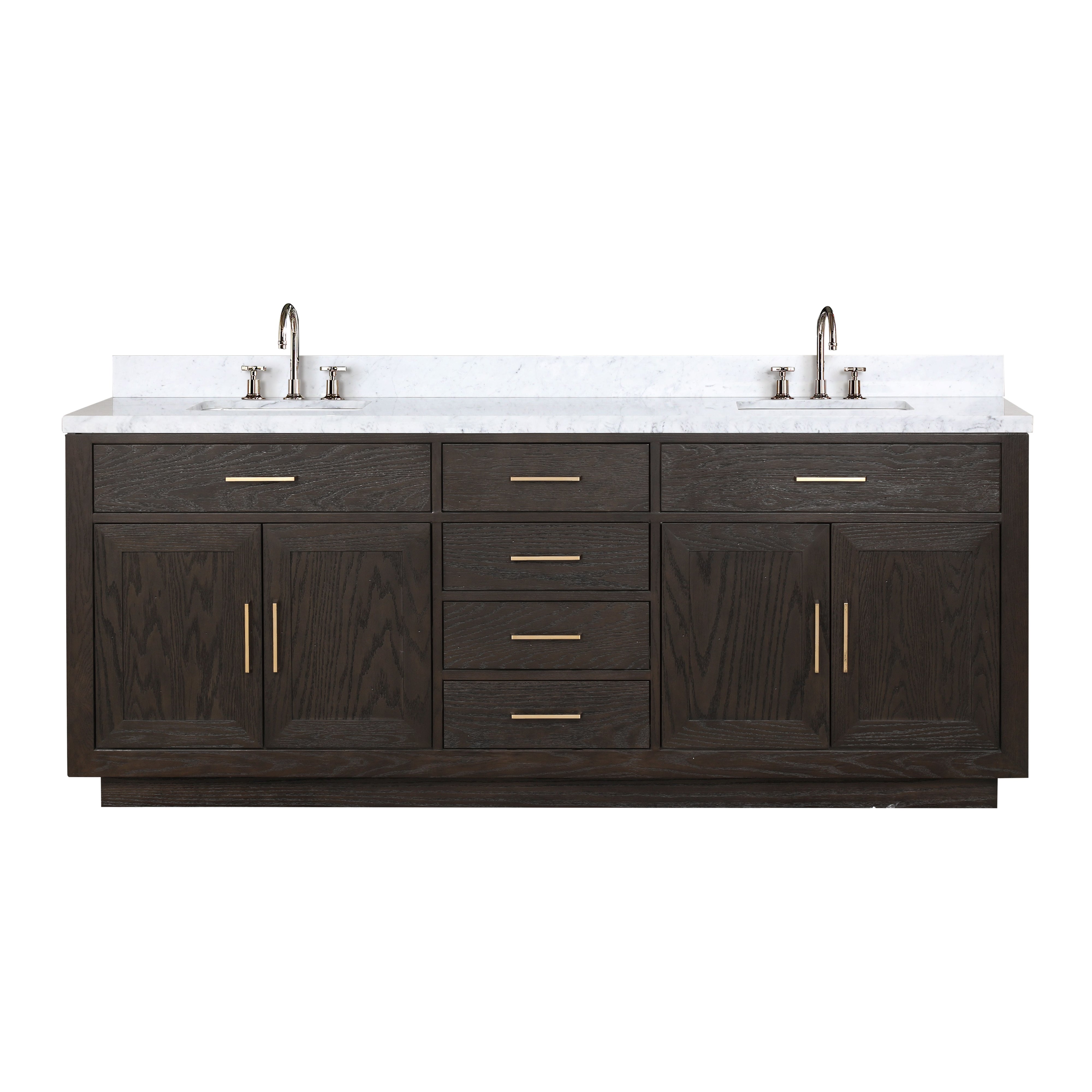 Lexora Abbey 84 in W x 22 in D Double Bath Vanity
