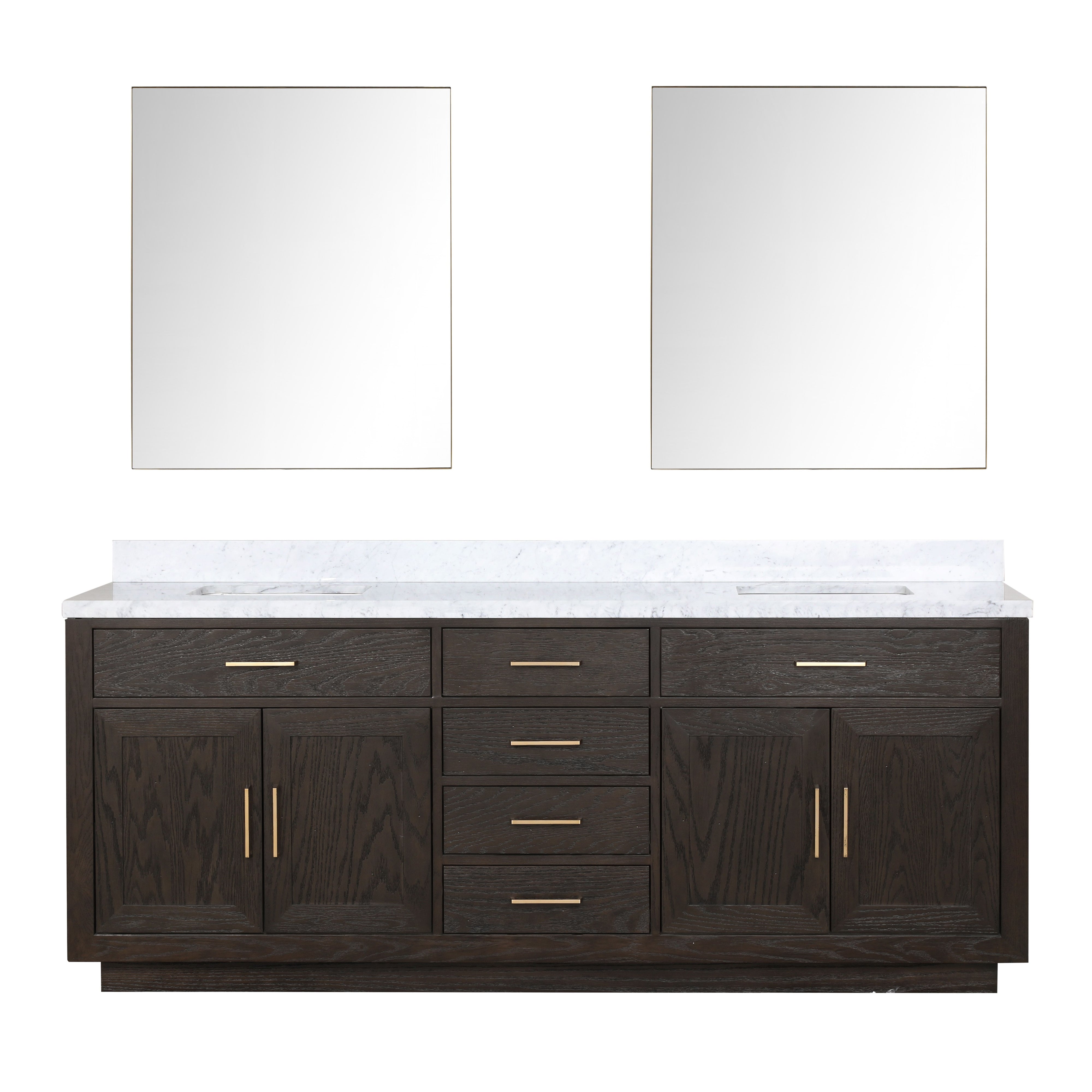 Lexora Abbey 84 in W x 22 in D Double Bath Vanity