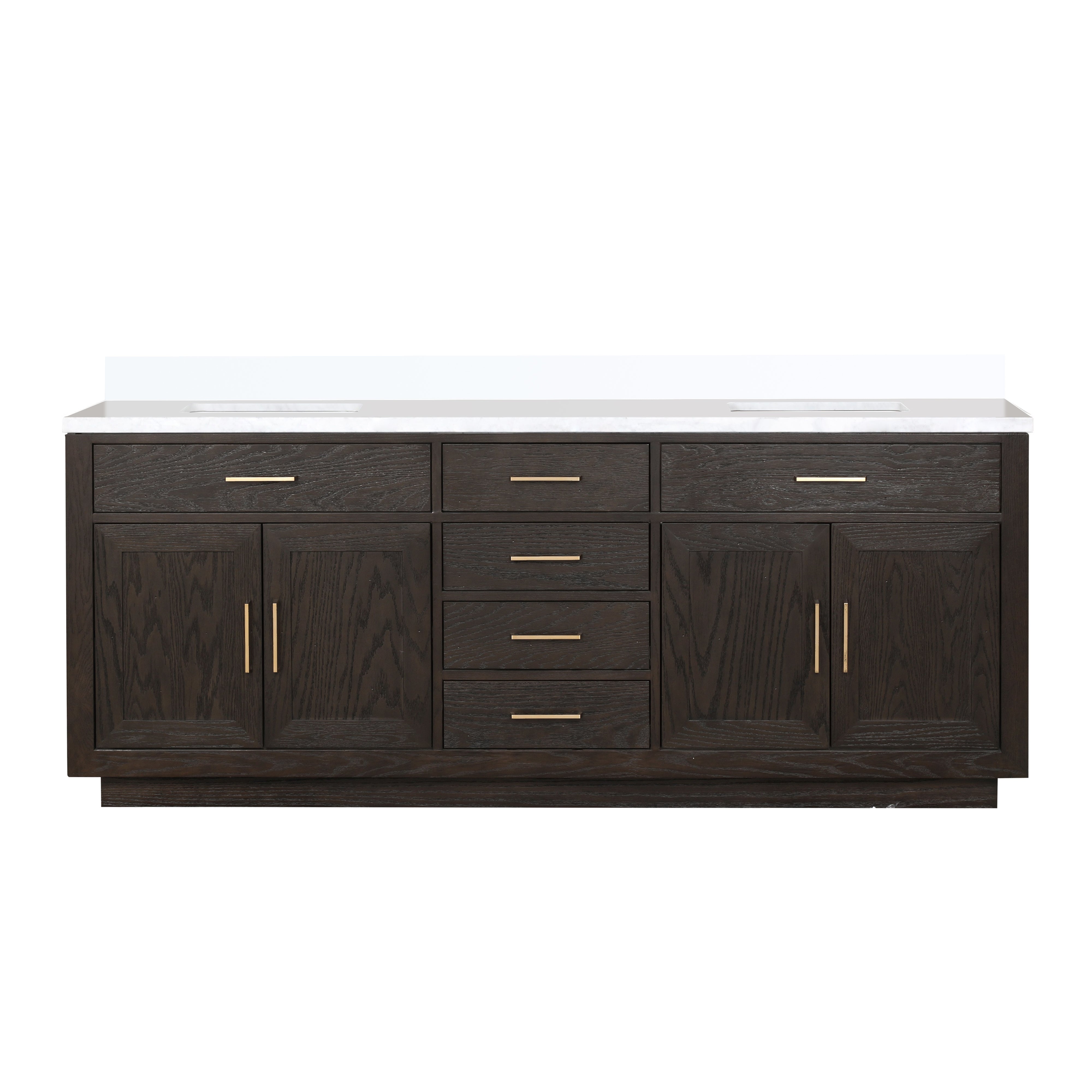Lexora Abbey 84 in W x 22 in D Double Bath Vanity