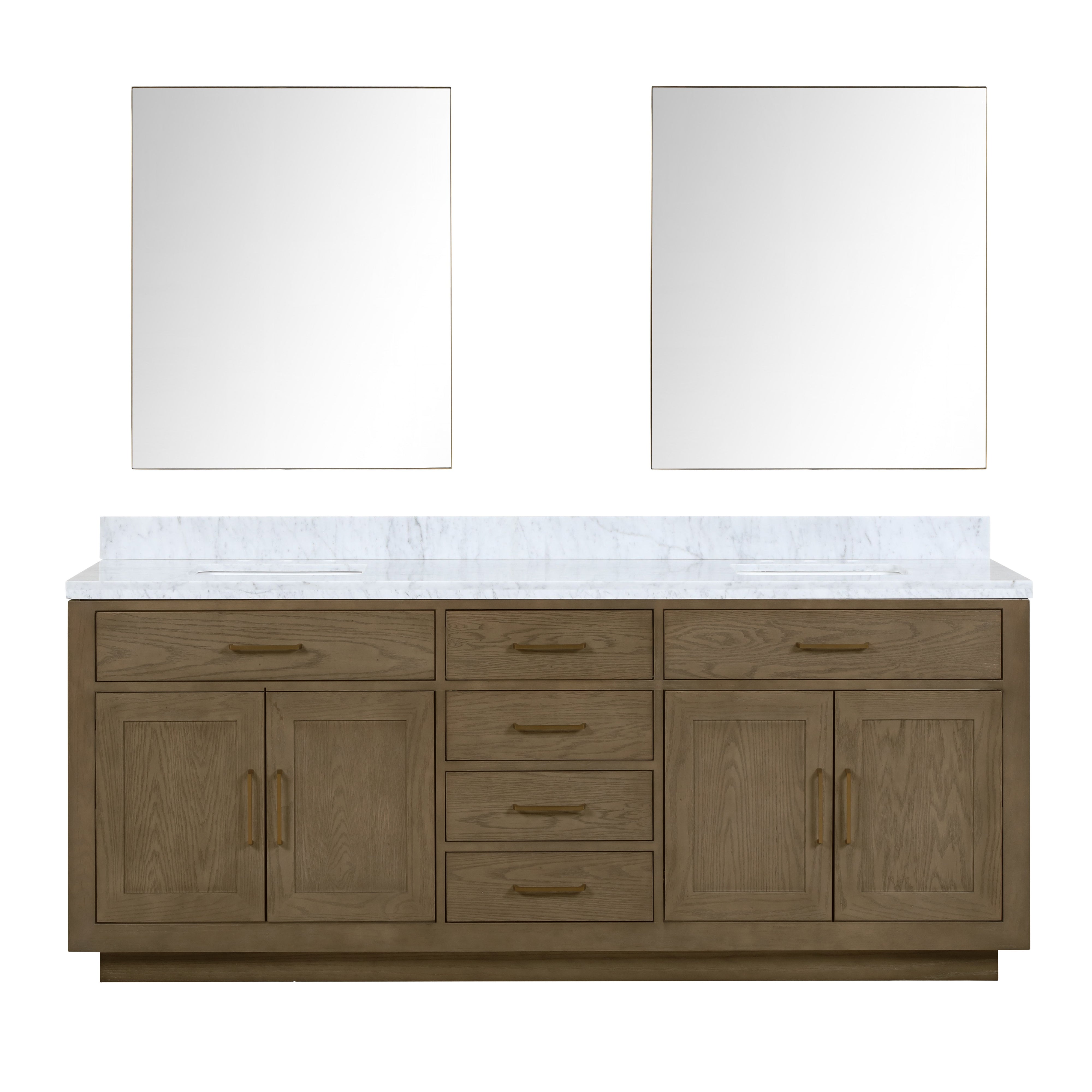Lexora Abbey 84 in W x 22 in D Double Bath Vanity