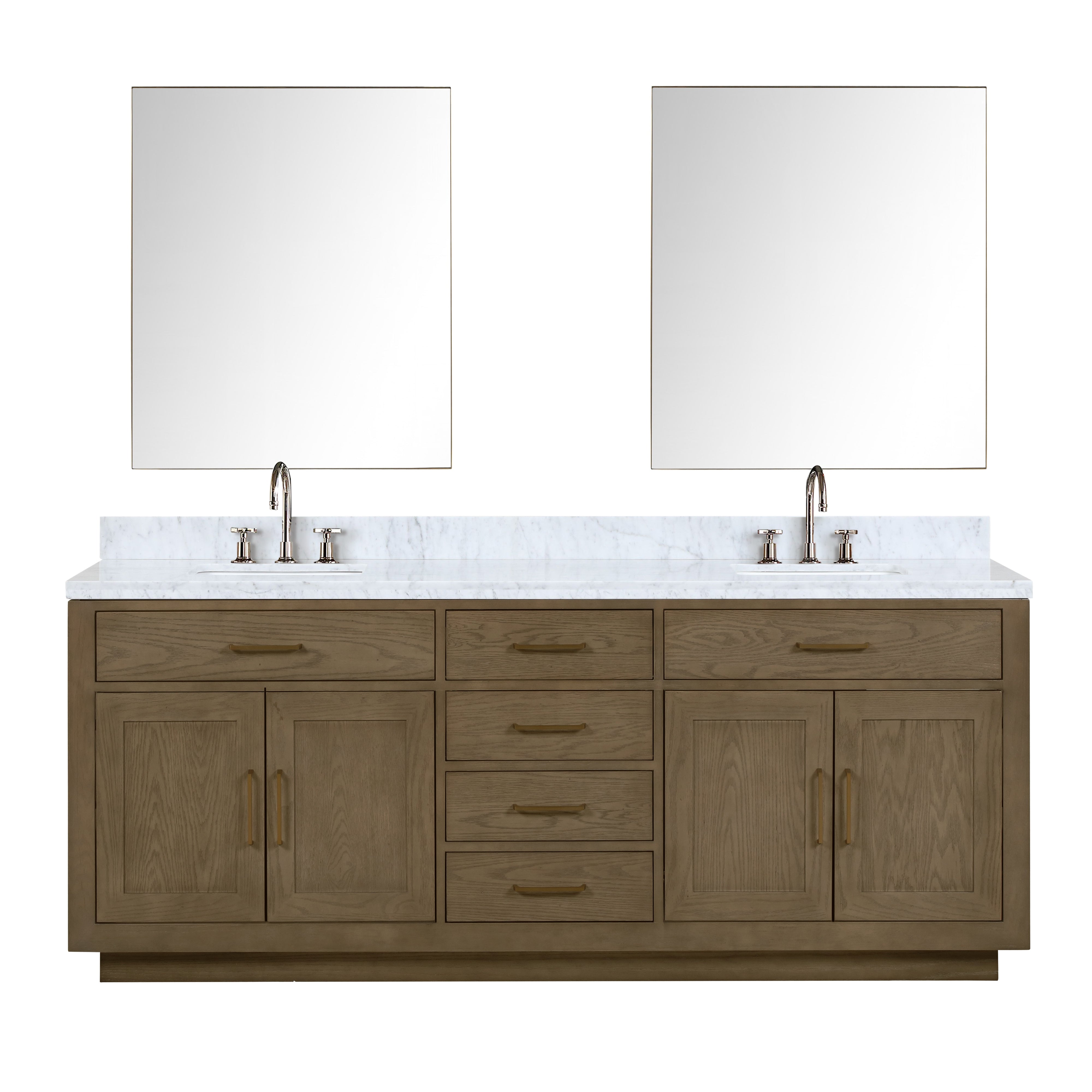 Lexora Abbey 84 in W x 22 in D Double Bath Vanity