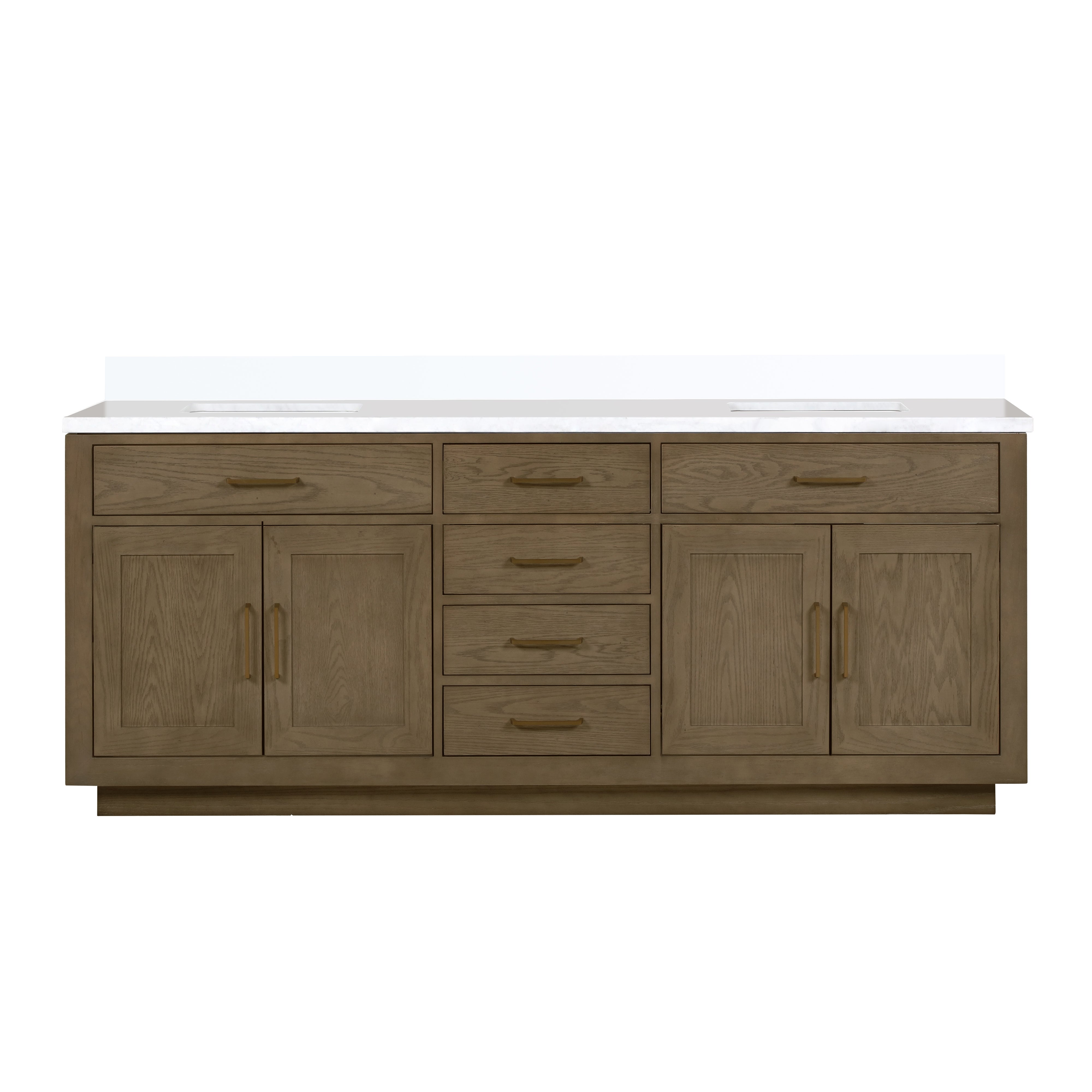 Lexora Abbey 84 in W x 22 in D Double Bath Vanity