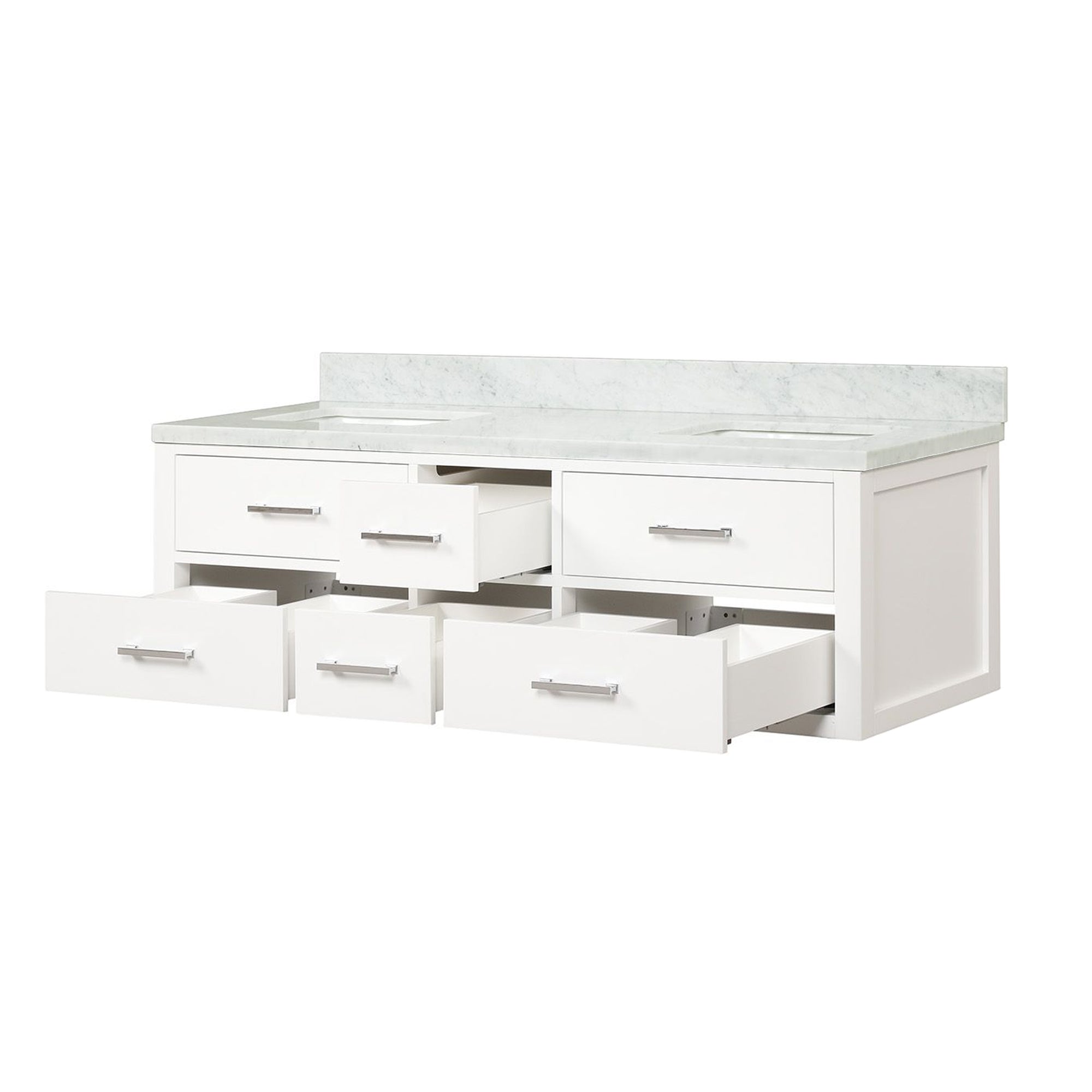 Lexora Castor 60 in W x 22 in D Double Bath Vanity