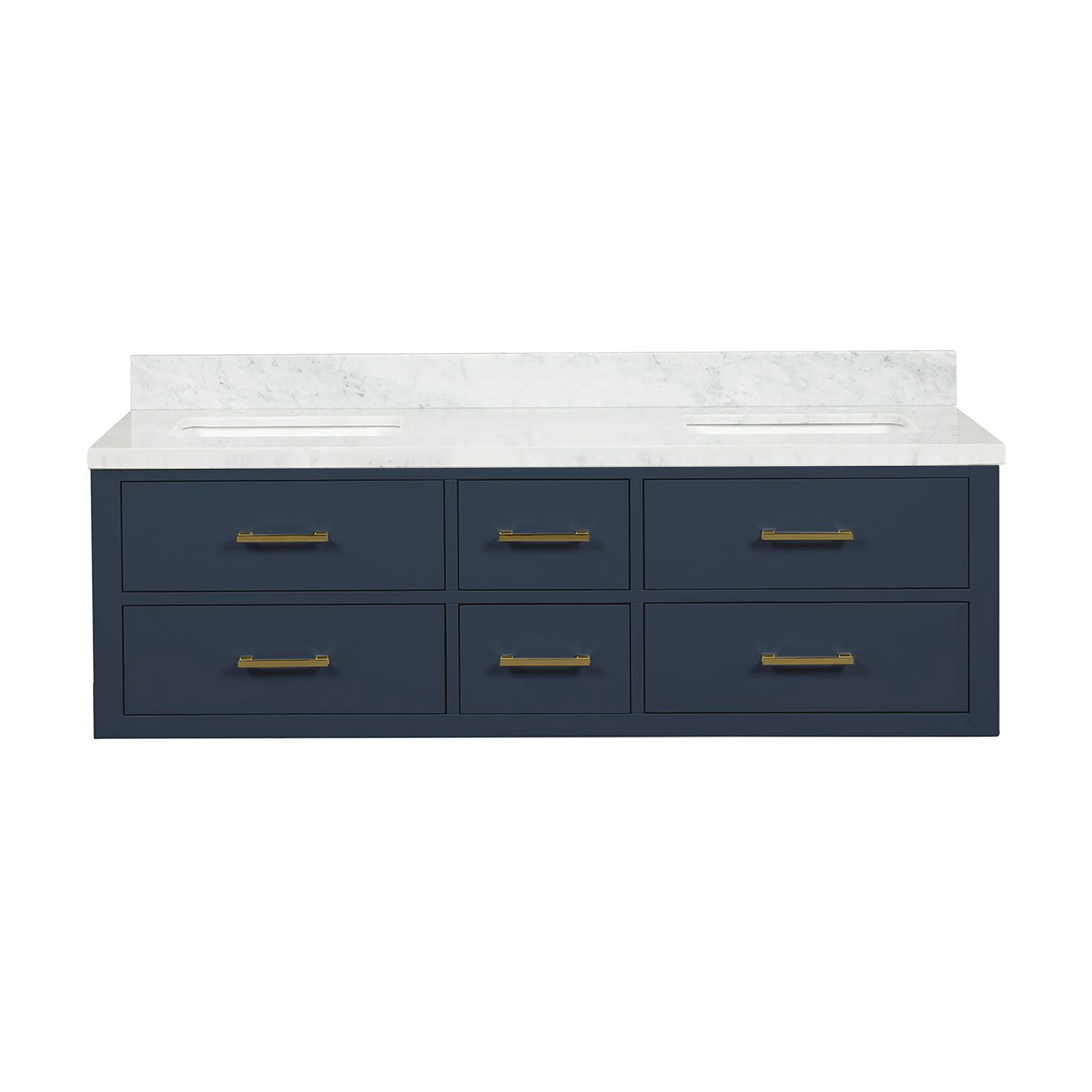 Lexora Castor 60 in W x 22 in D Double Bath Vanity