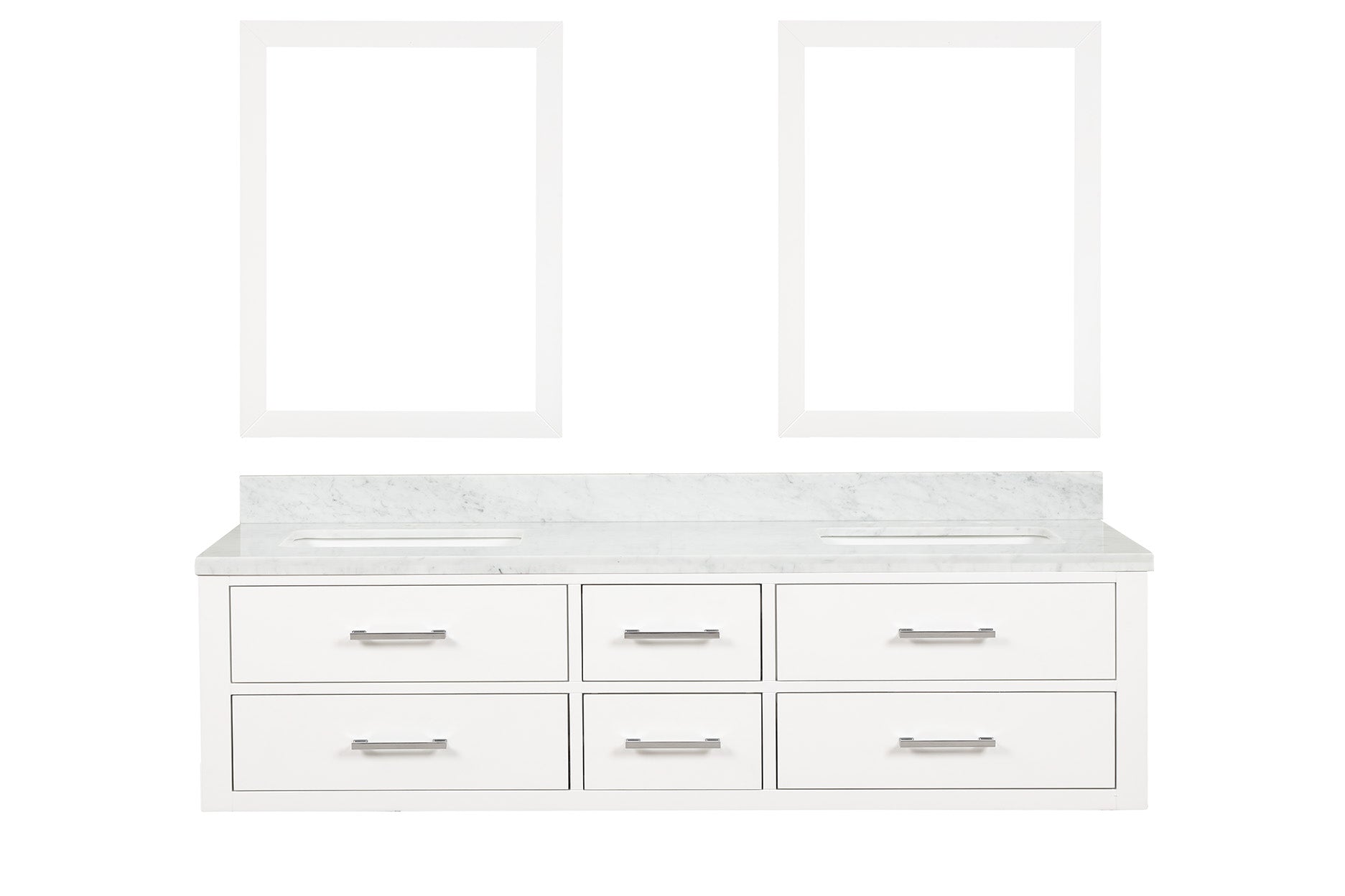 Lexora Castor 72 in W x 22 in D Double Bath Vanity