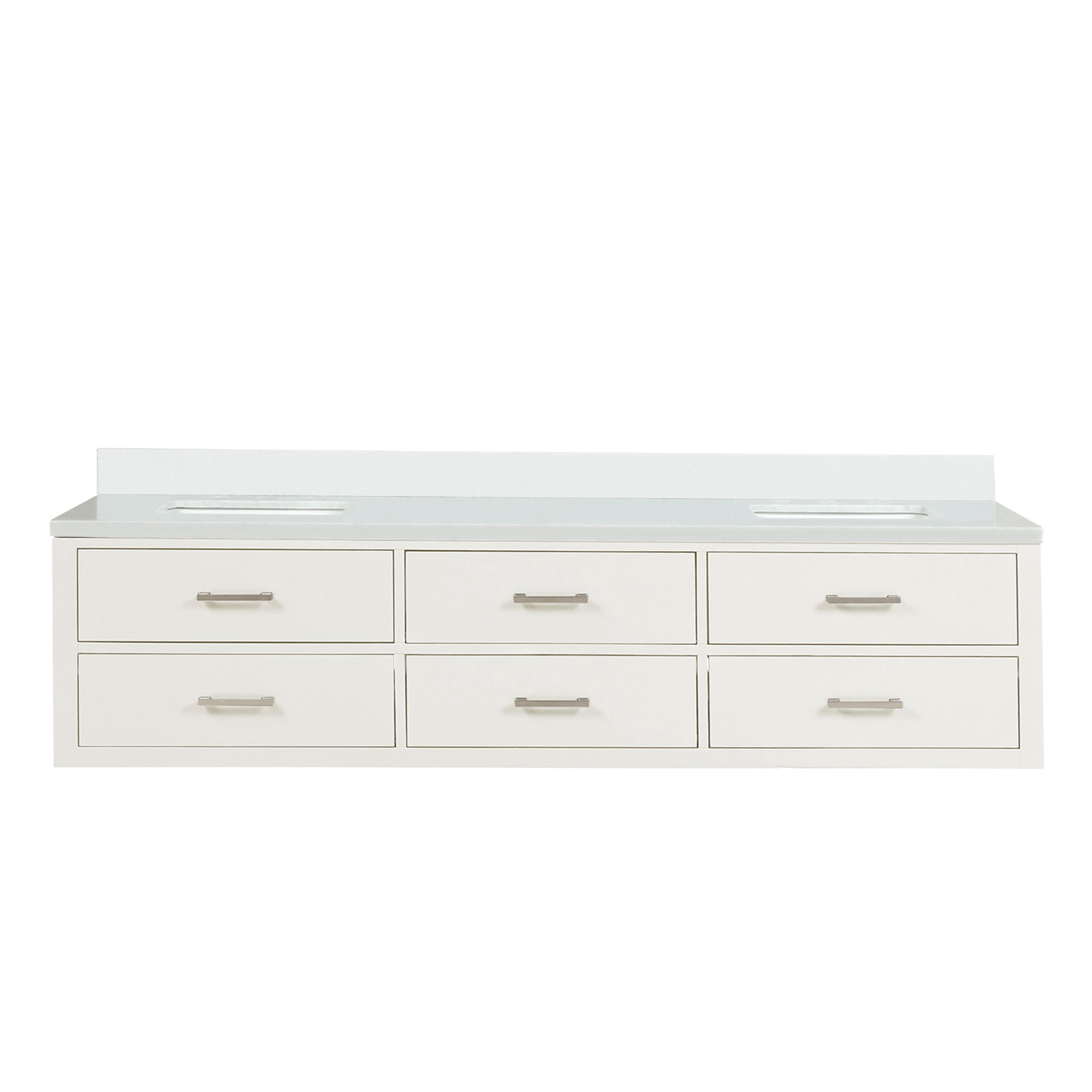 Lexora Castor 80 in W x 22 in D Double Bath Vanity