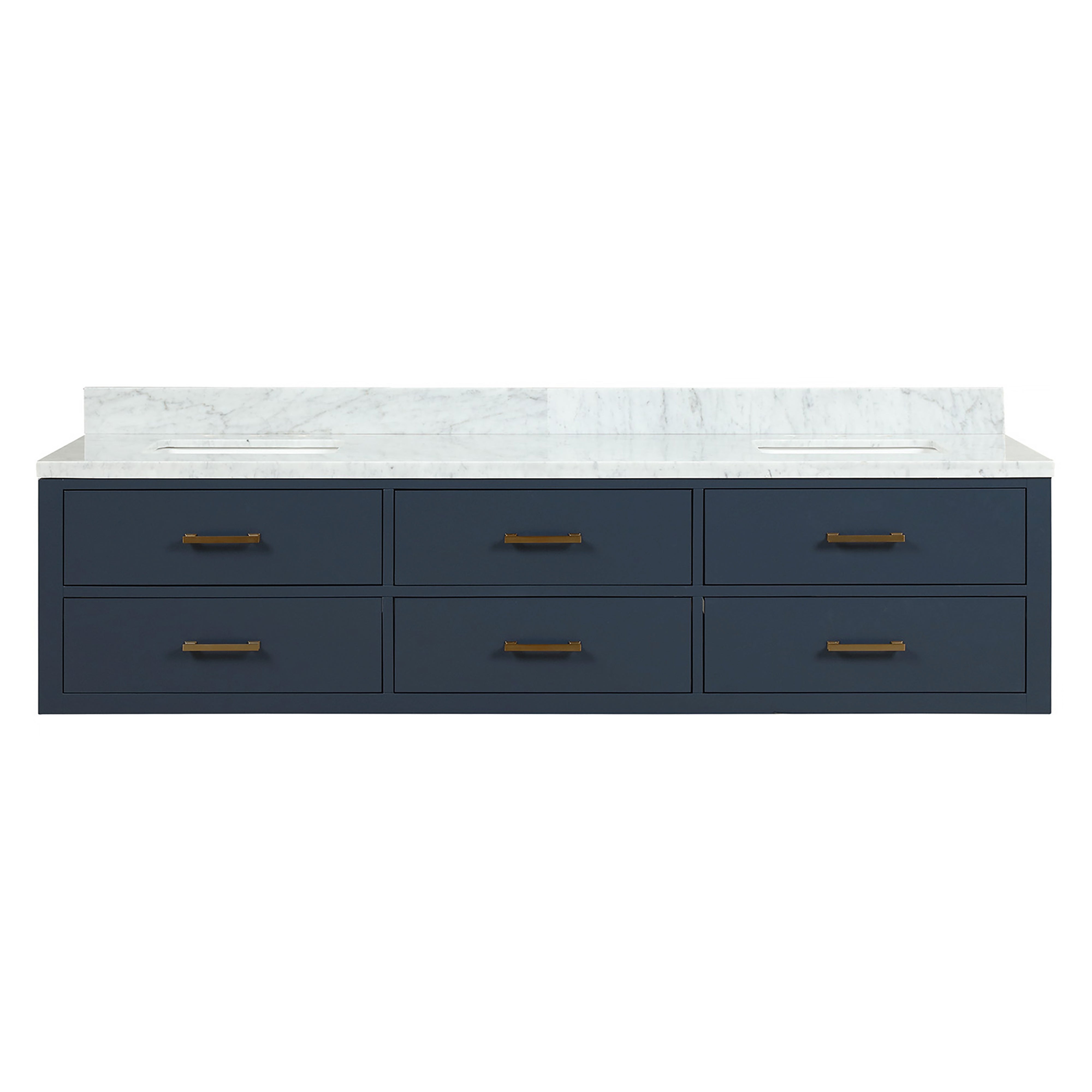 Lexora Castor 80 in W x 22 in D Double Bath Vanity
