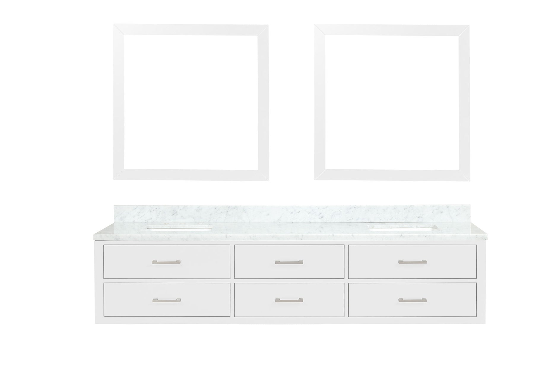 Lexora Castor 84 in W x 22 in D Double Bath Vanity