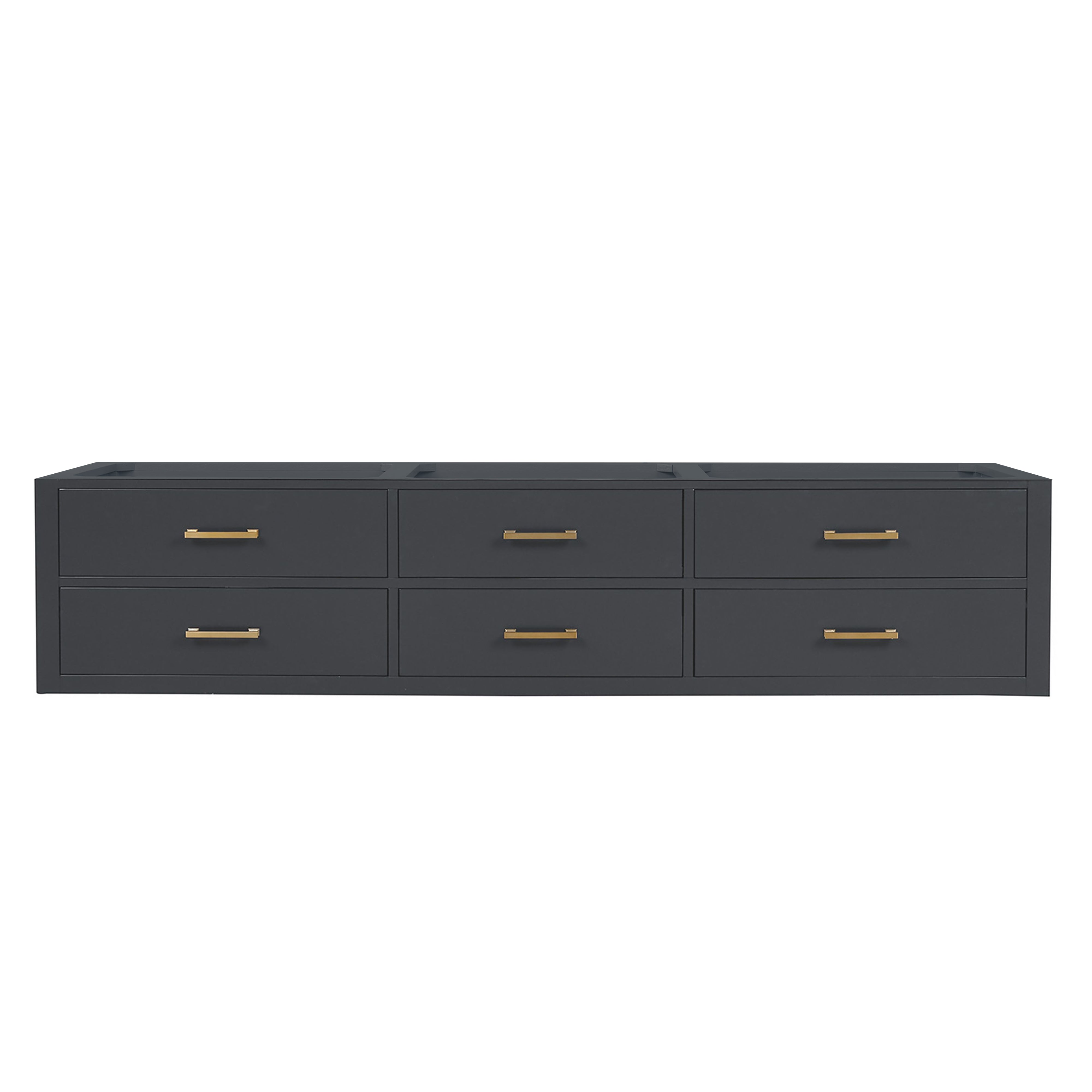 Lexora Castor 84 in W x 22 in D Double Bath Vanity