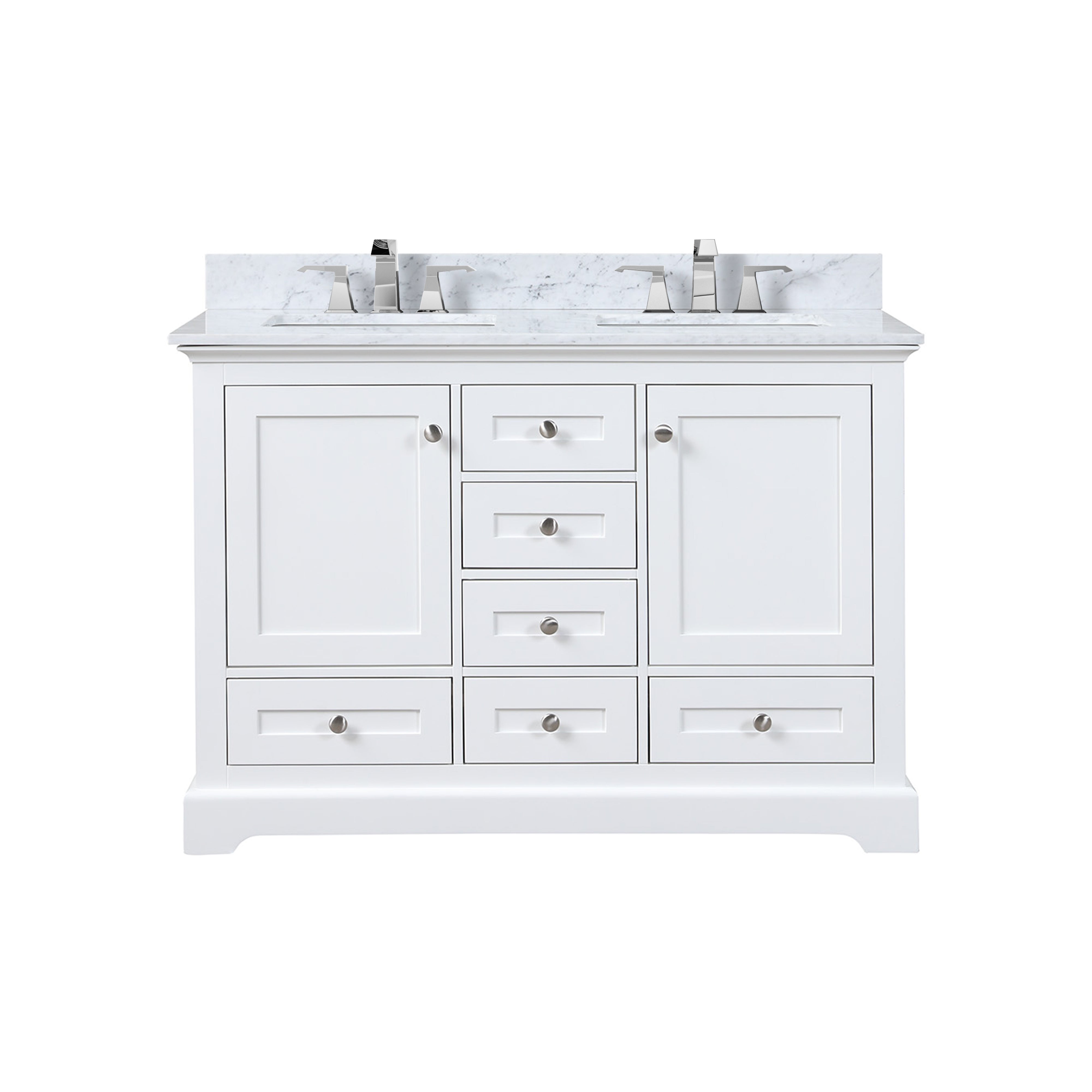 Lexora Dukes 48 in. W x 22 in. D Double Bath Vanity