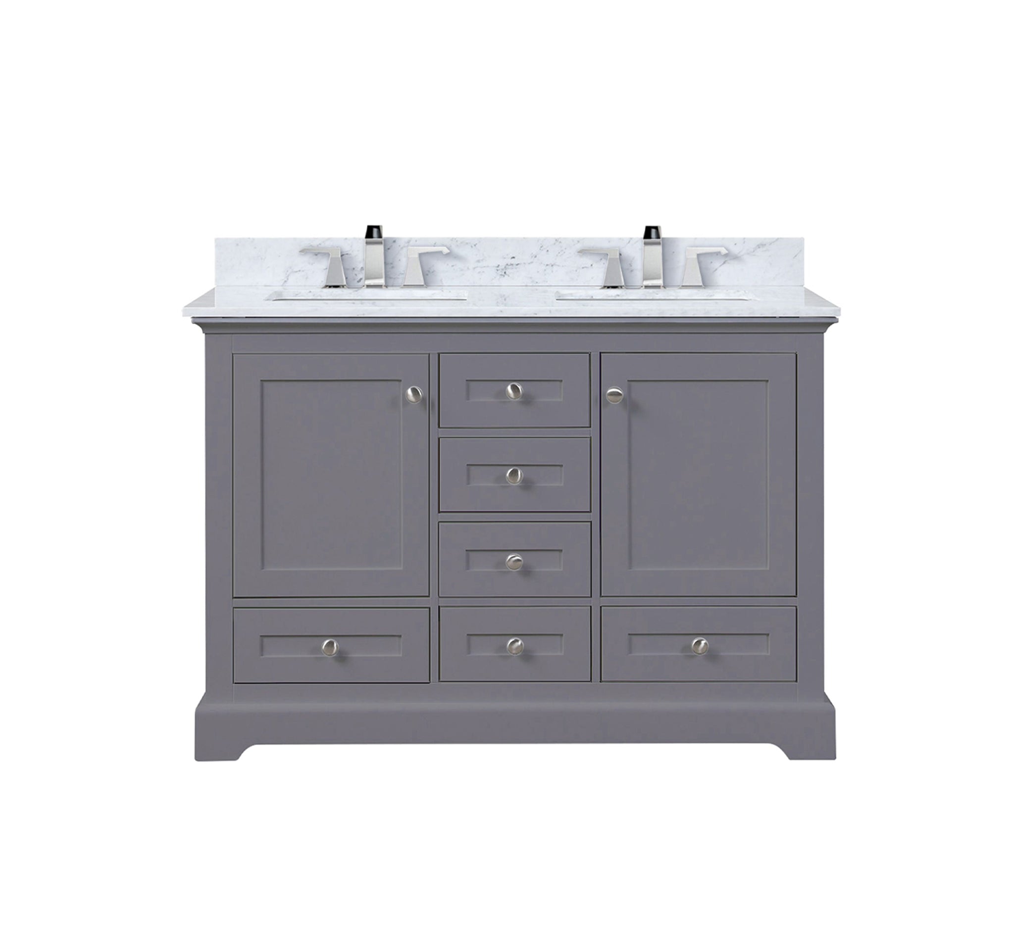 Lexora Dukes 48 in. W x 22 in. D Double Bath Vanity