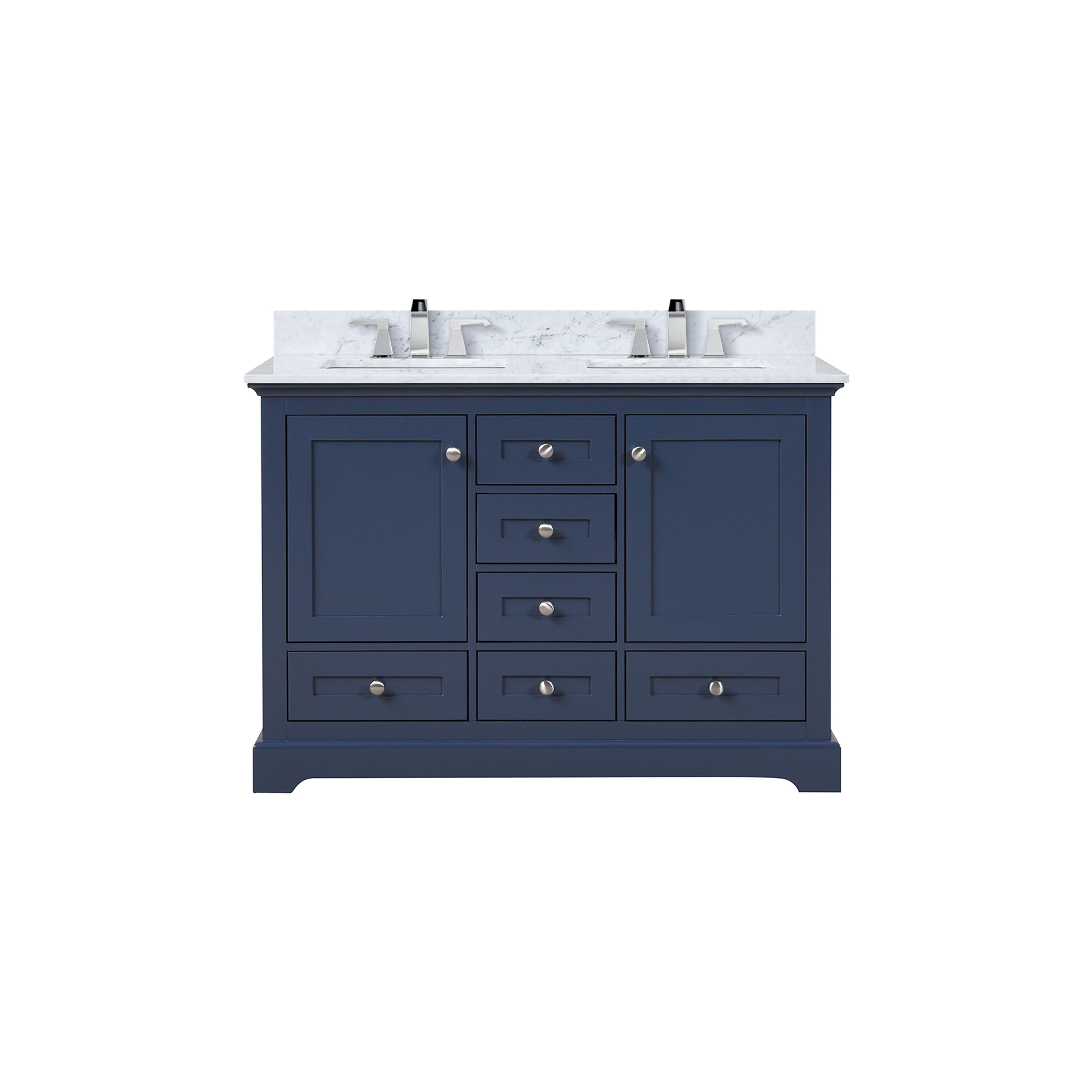 Lexora Dukes 48 in. W x 22 in. D Double Bath Vanity