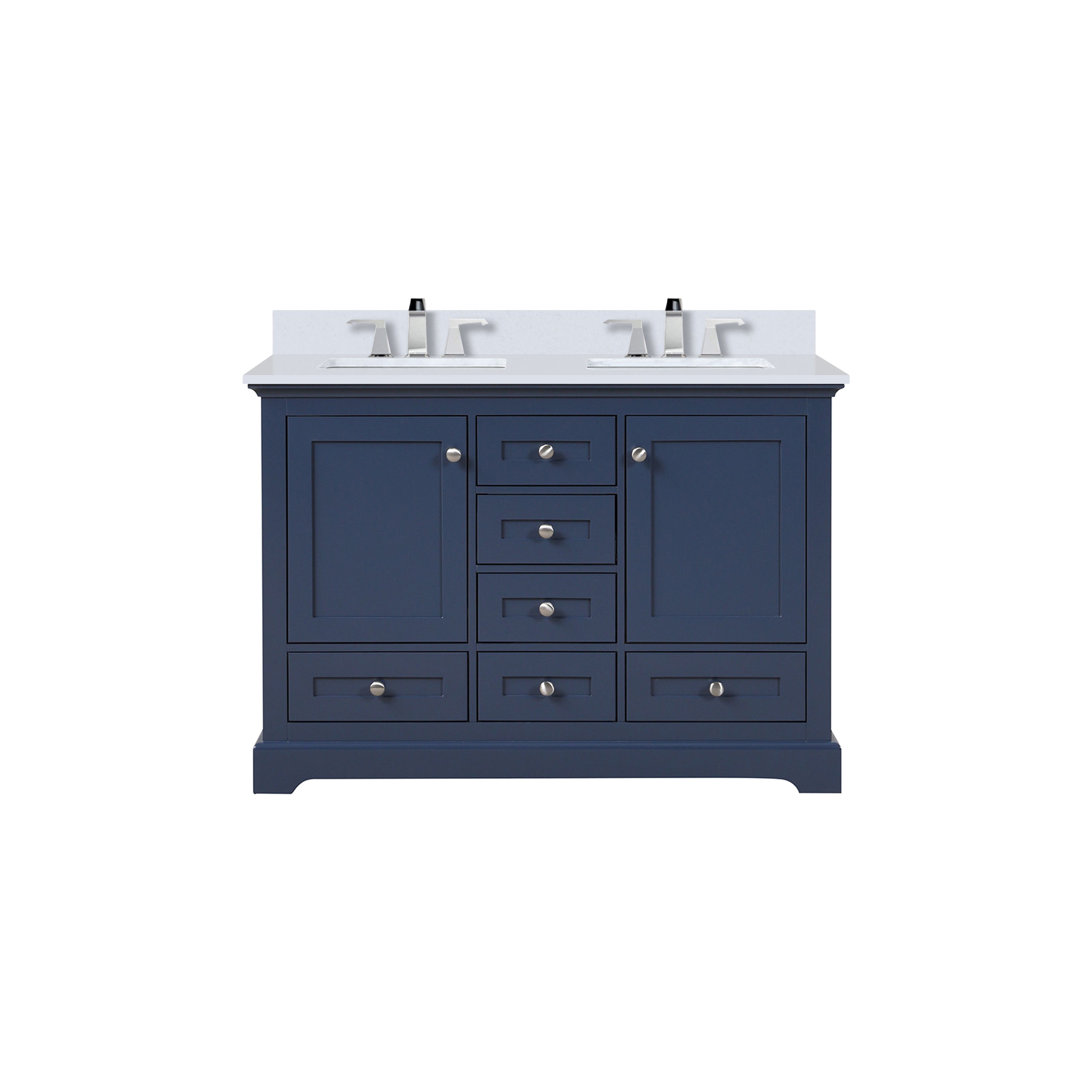 Lexora Dukes 48 in. W x 22 in. D Double Bath Vanity
