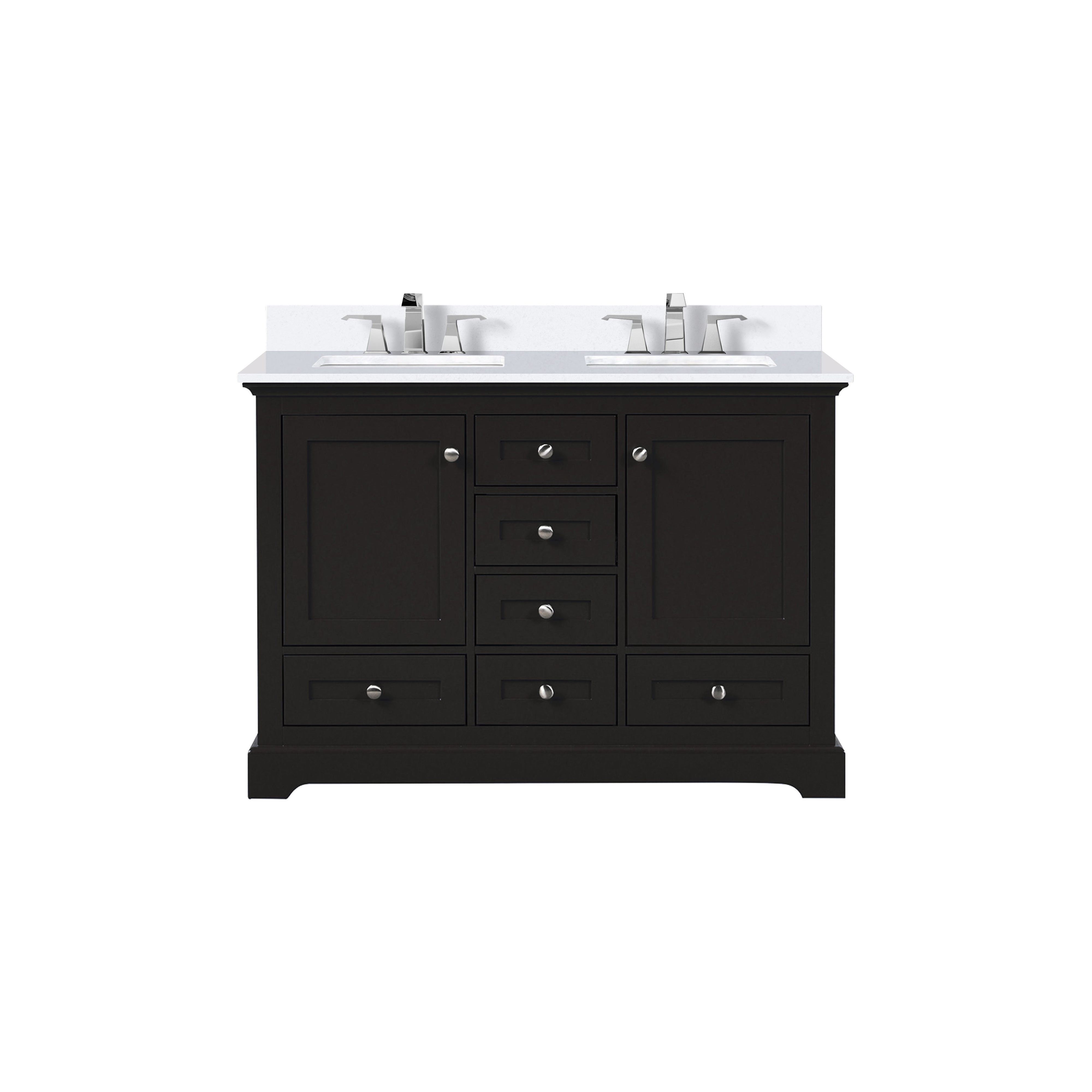 Lexora Dukes 48 in. W x 22 in. D Double Bath Vanity