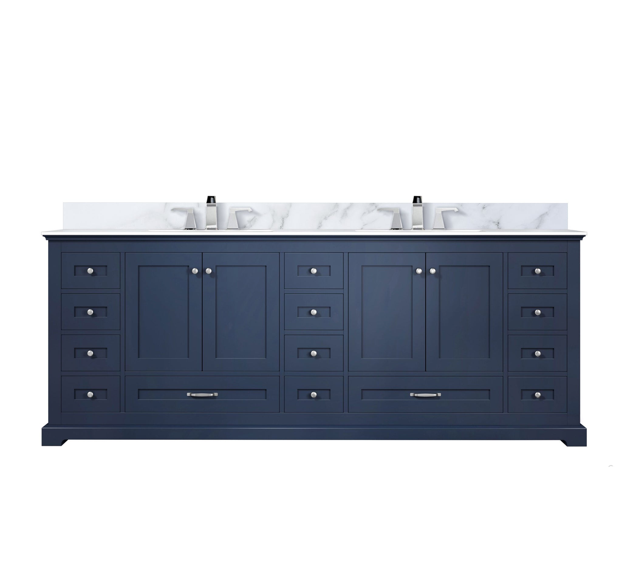 Lexora Dukes 84 in. W x 22 in. D Double Bath Vanity