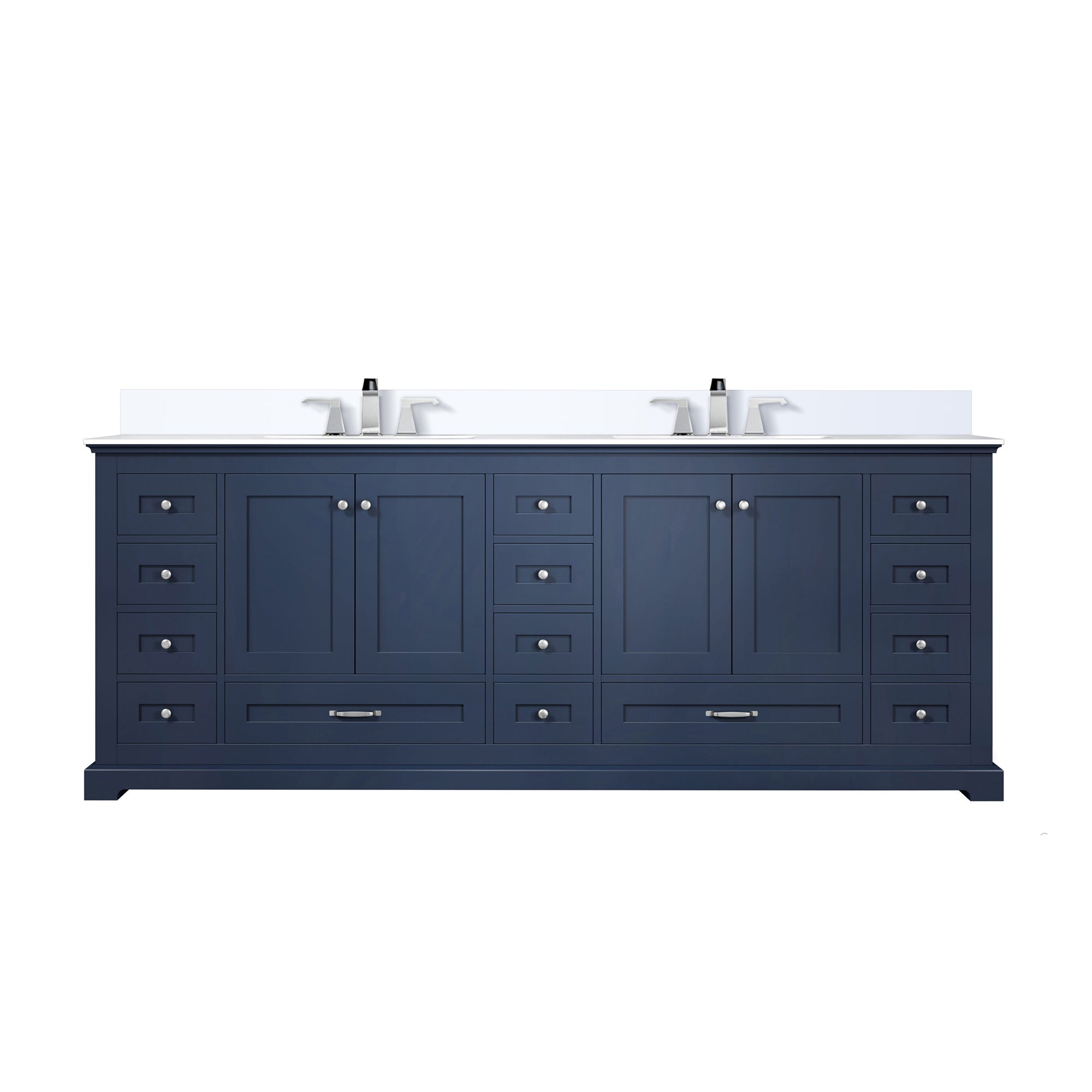 Lexora Dukes 84 in. W x 22 in. D Double Bath Vanity