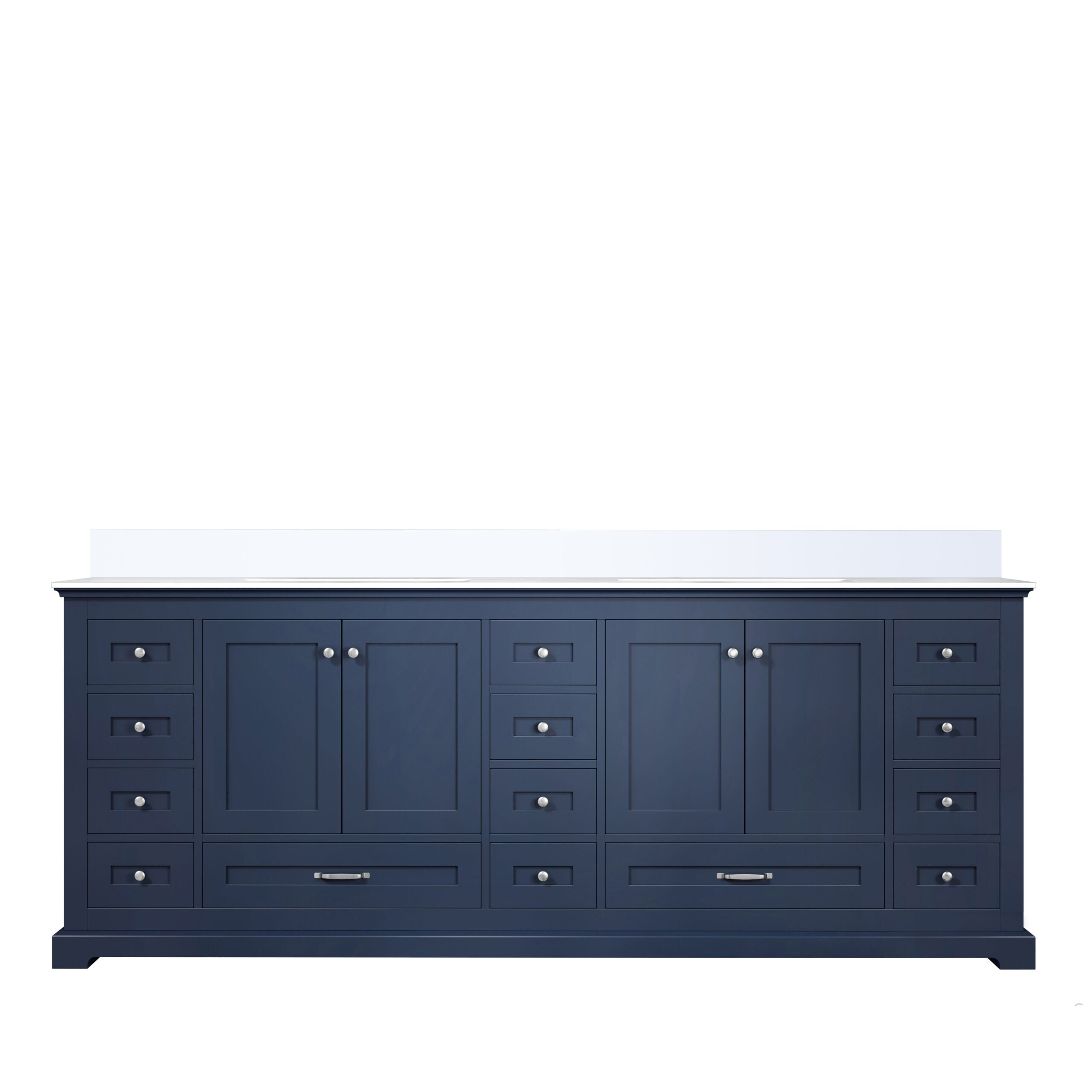 Lexora Dukes 84 in. W x 22 in. D Double Bath Vanity