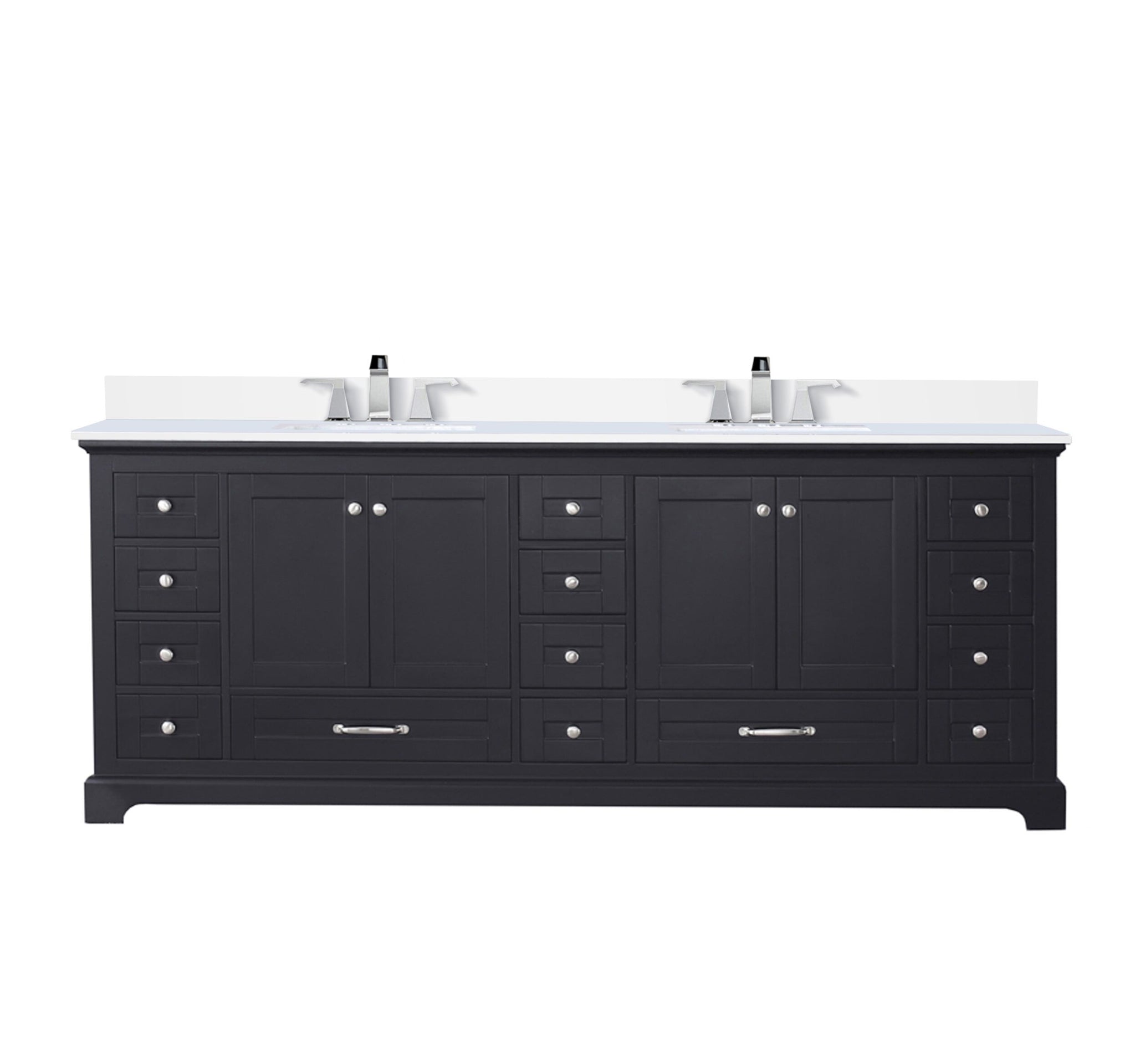 Lexora Dukes 84 in. W x 22 in. D Double Bath Vanity