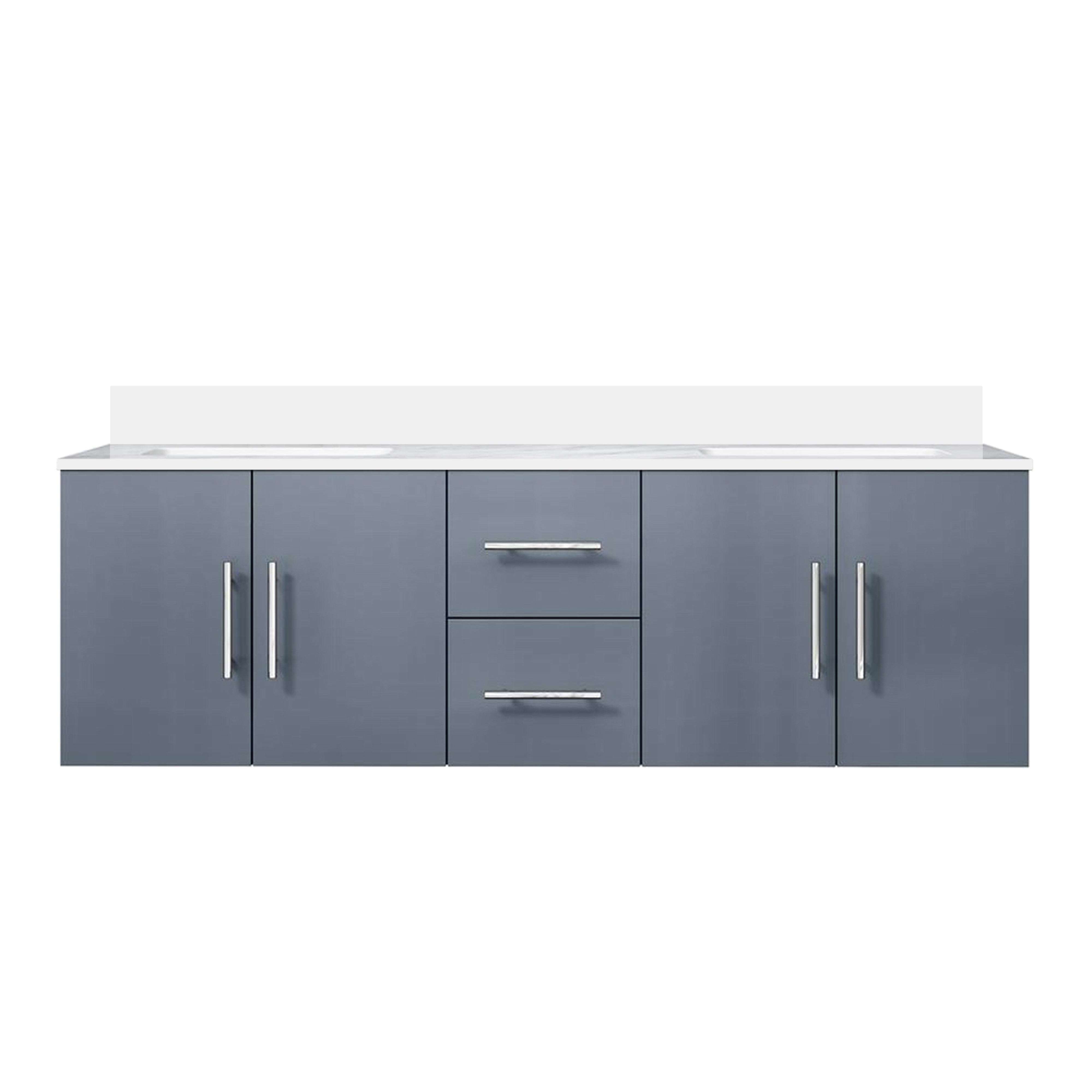 Lexora Geneva 60 in. W x 22 in. D Double Bath Vanity