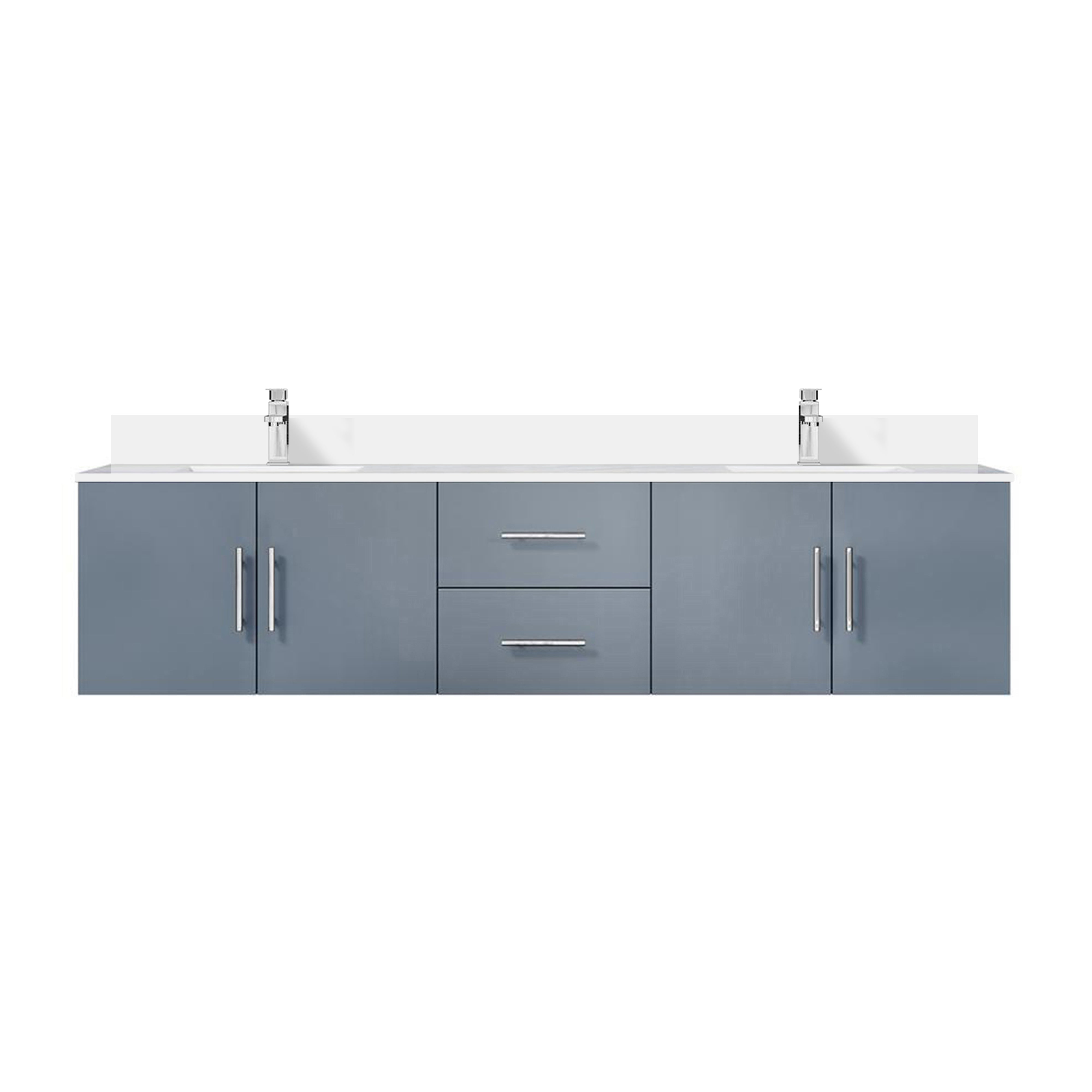 Lexora Geneva 80 in. W x 22 in. D Double Bath Vanity