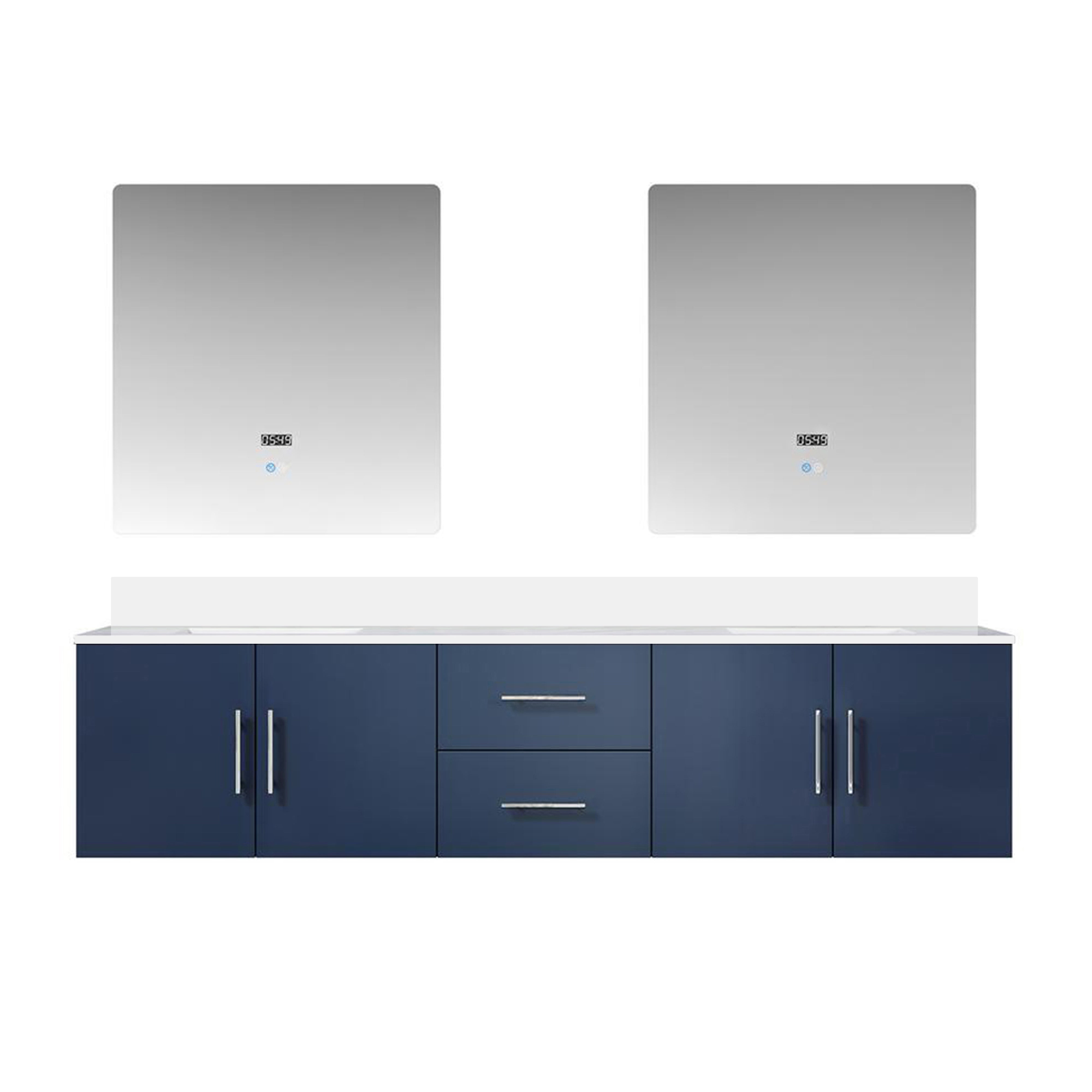 Lexora Geneva 80 in. W x 22 in. D Double Bath Vanity