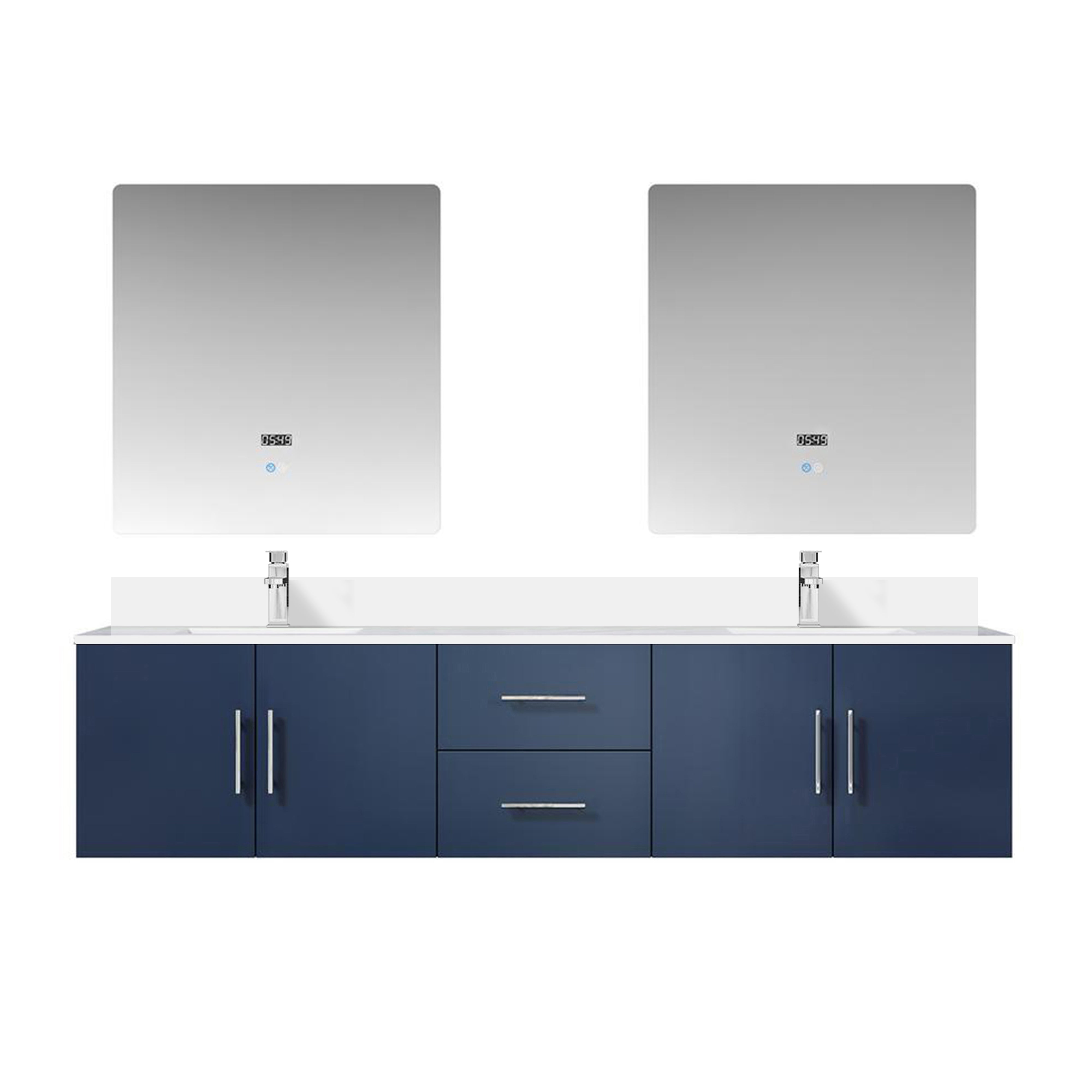 Lexora Geneva 80 in. W x 22 in. D Double Bath Vanity