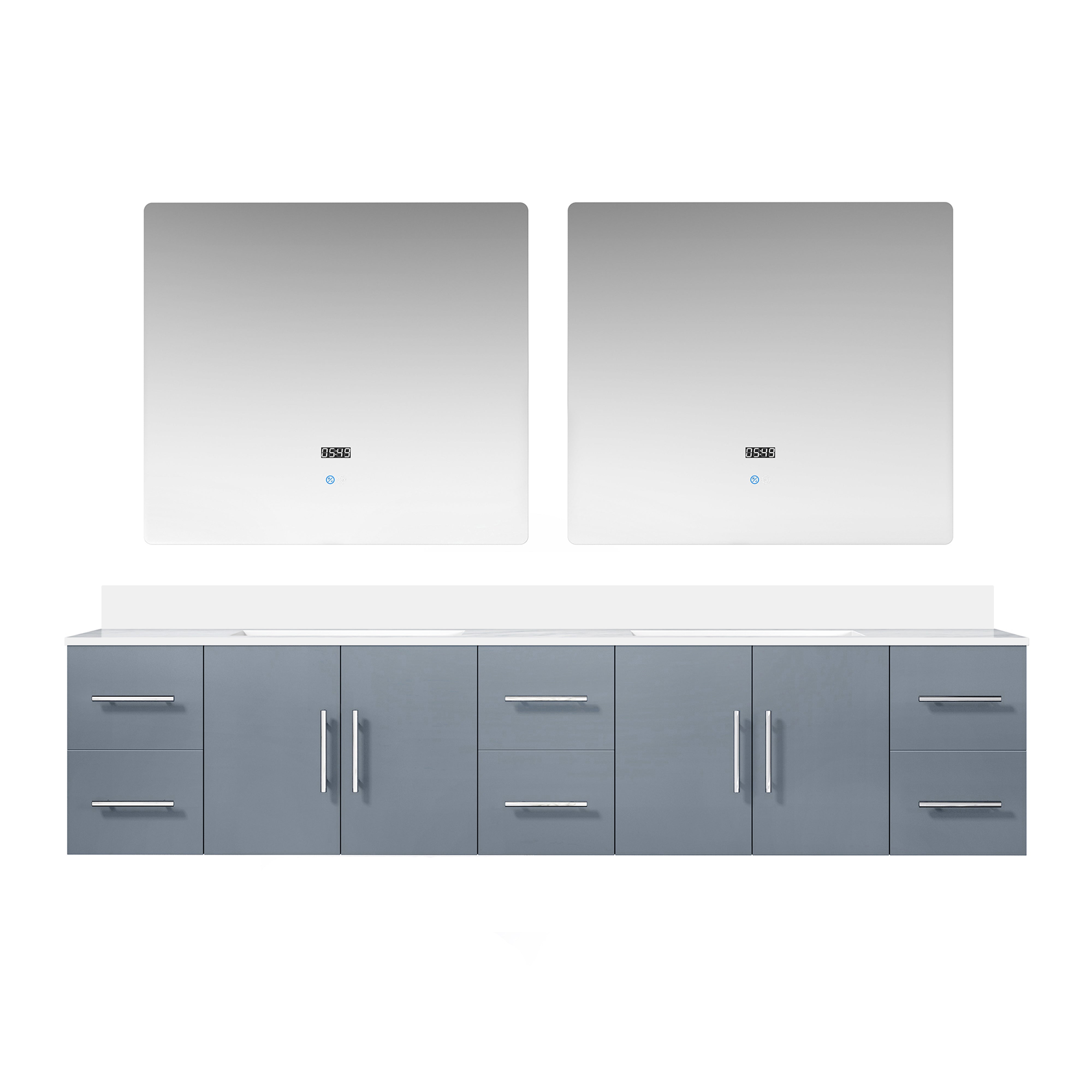 Lexora Geneva 84 in. W x 22 in. D Double Bath Vanity