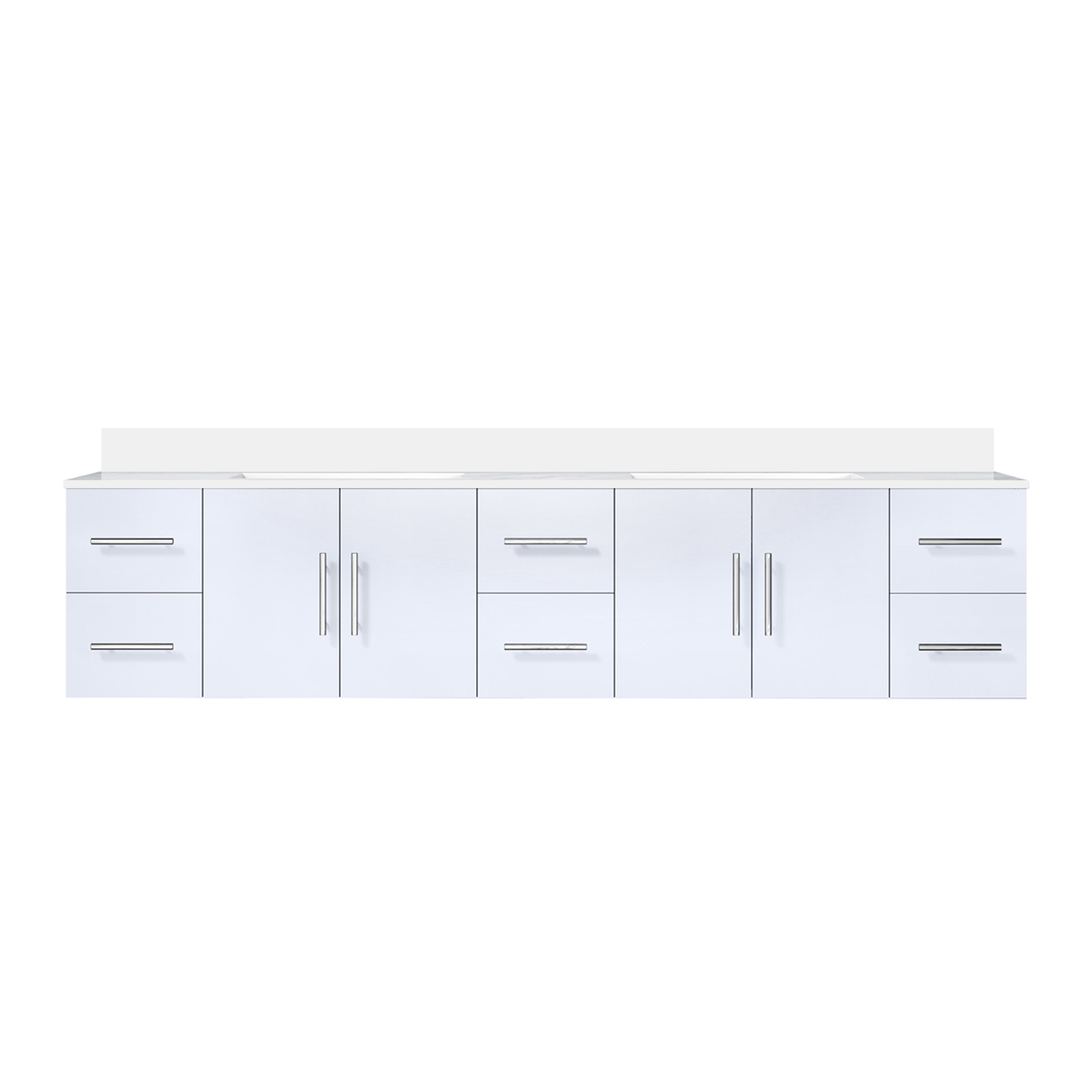 Lexora Geneva 84 in. W x 22 in. D Double Bath Vanity