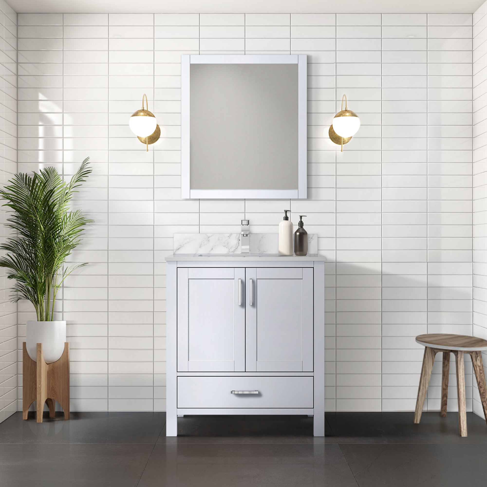 white vanity