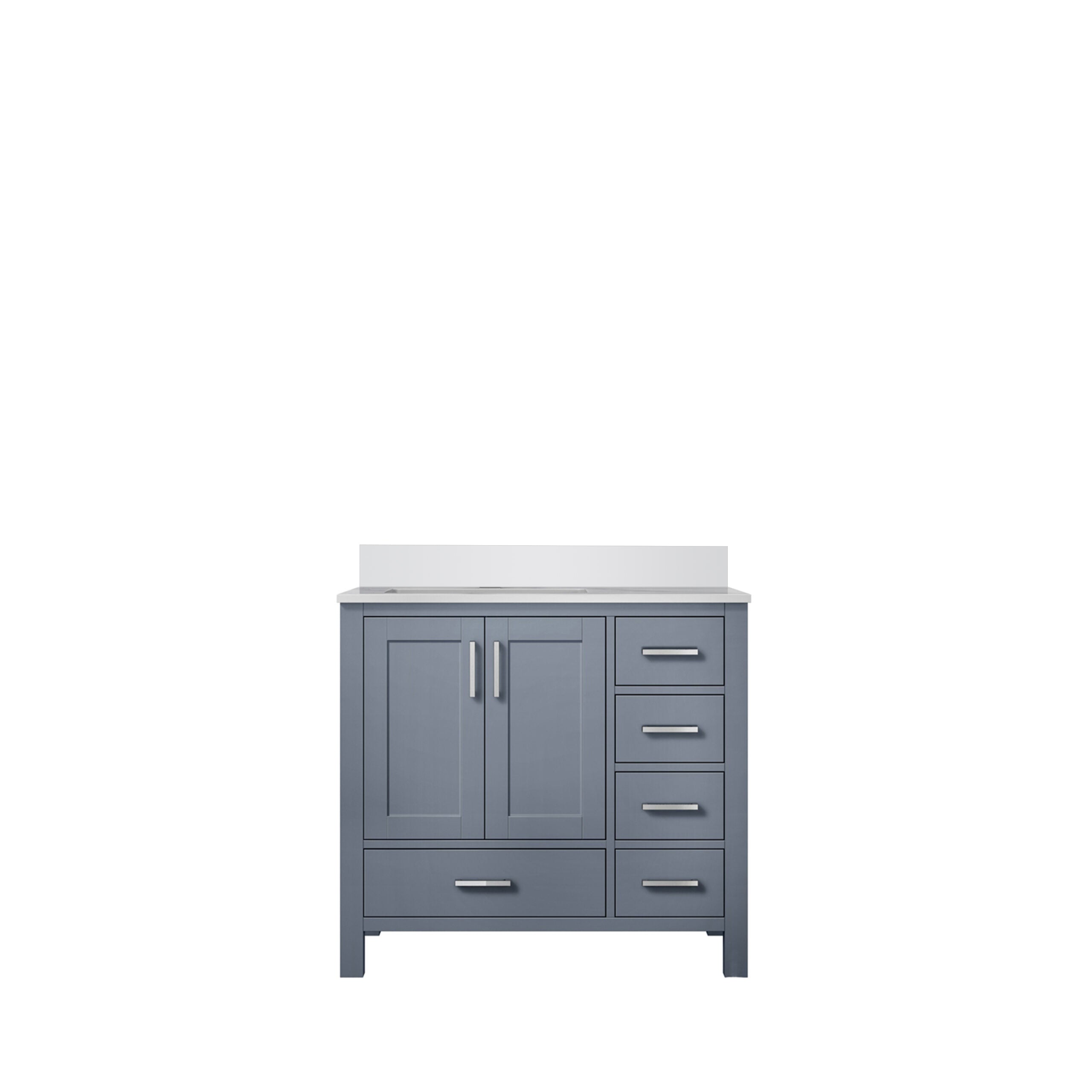 Lexora Jacques 36 in. W x 22 in. D Left Offset Bath Vanity