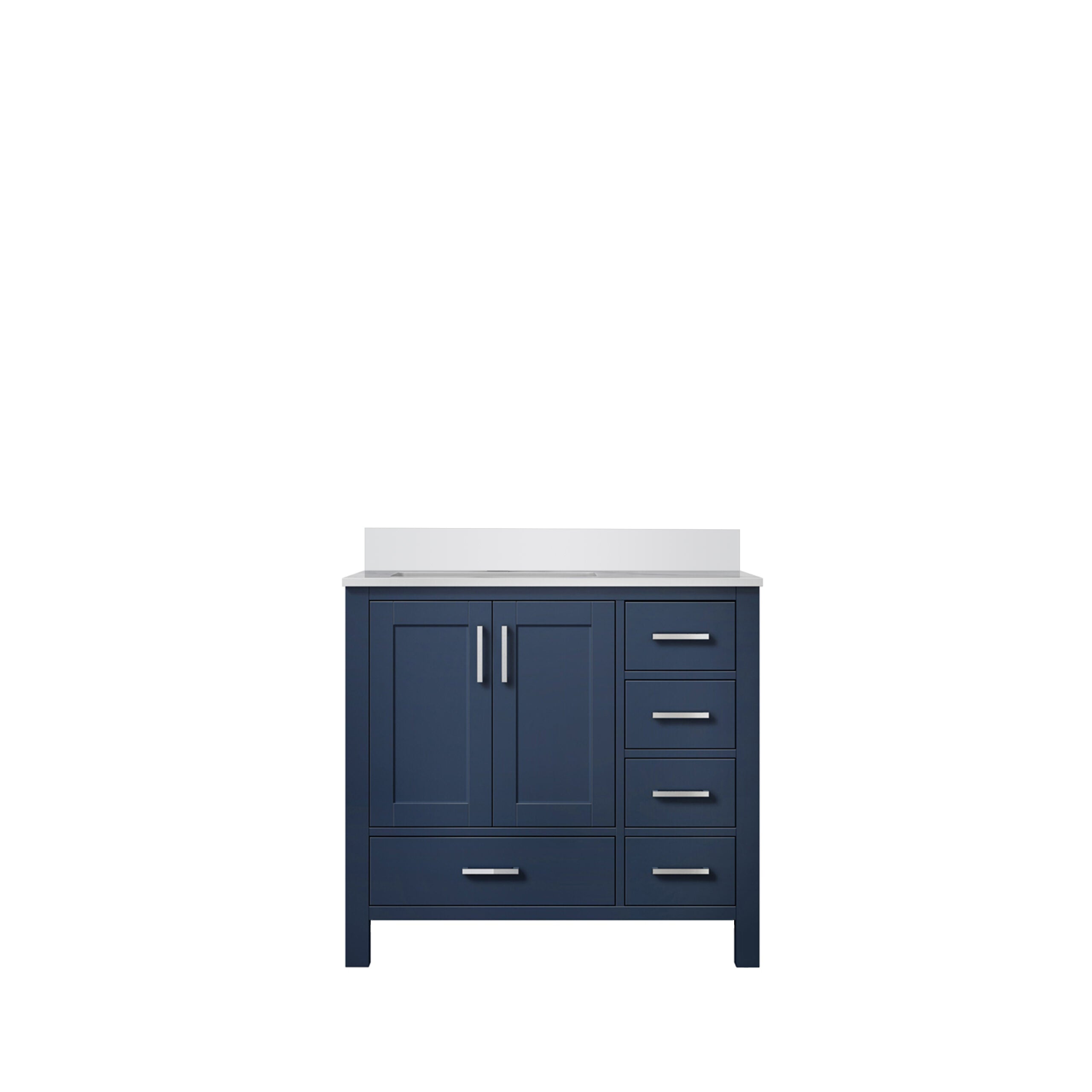 Lexora Jacques 36 in. W x 22 in. D Left Offset Bath Vanity