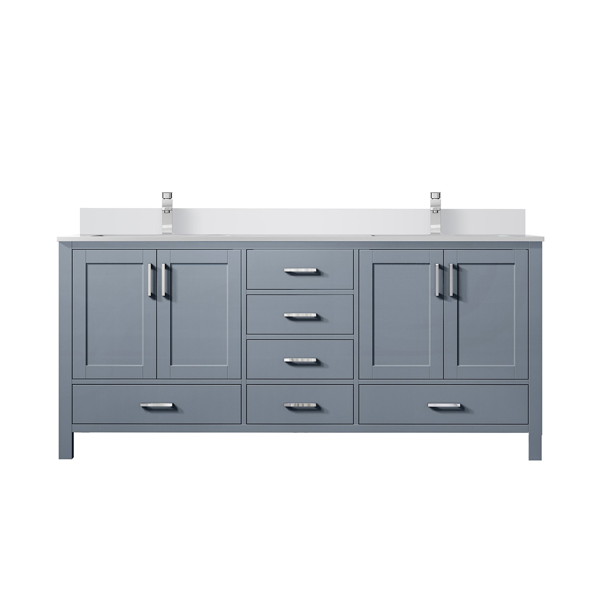 Lexora Jacques 60 in. W x 22 in. D Double Bath Vanity