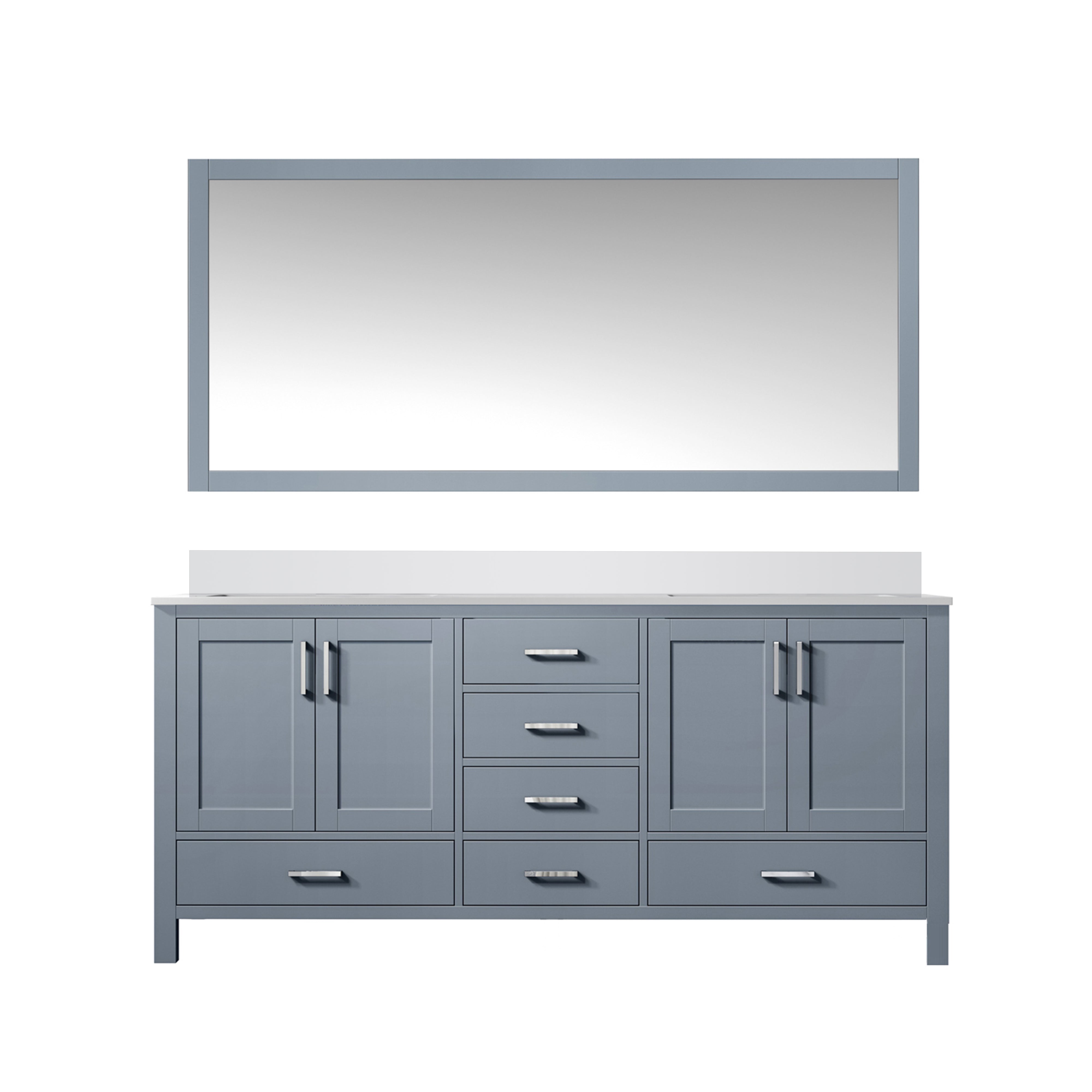 Lexora Jacques 60 in. W x 22 in. D Double Bath Vanity