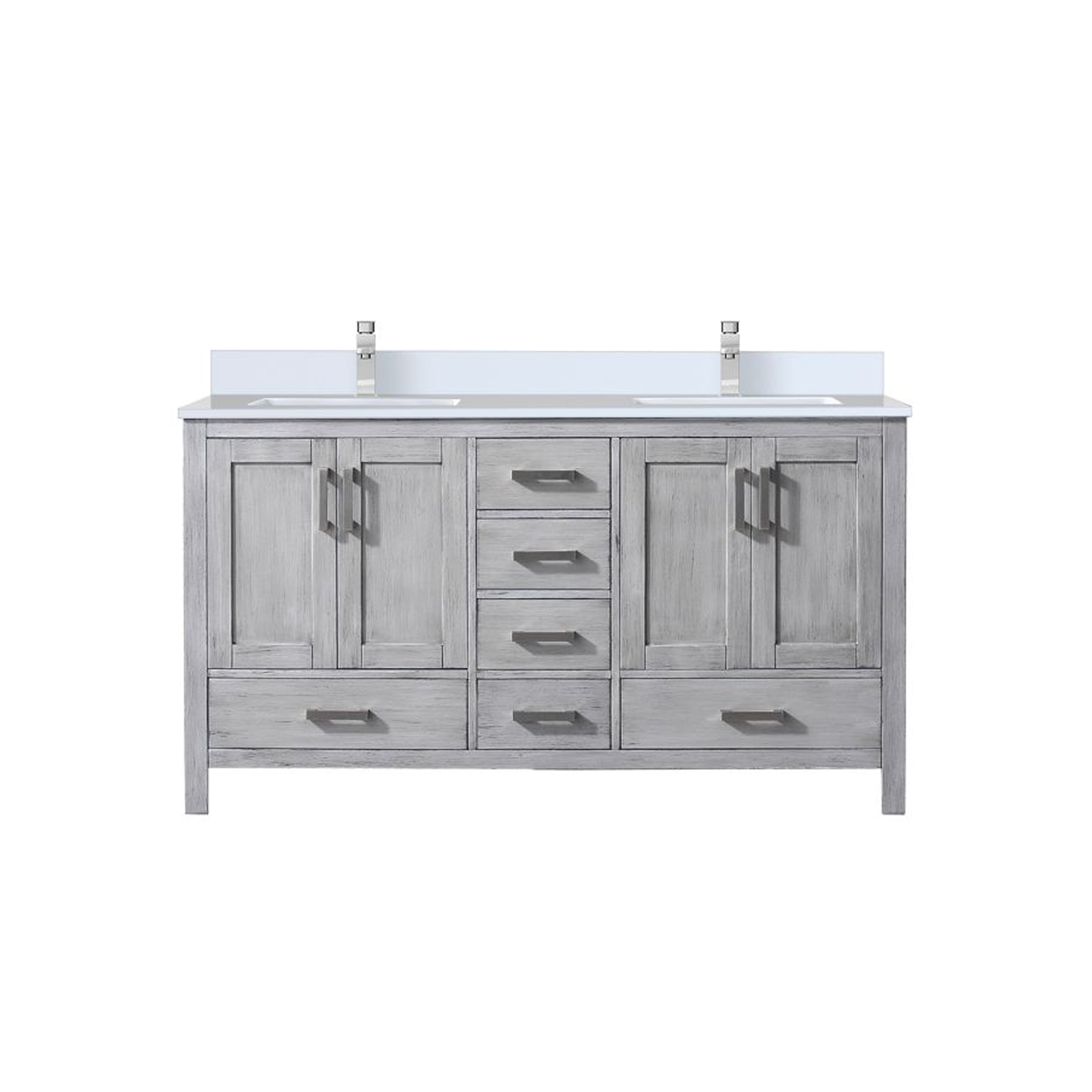 Lexora Jacques 60 in. W x 22 in. D Double Bath Vanity