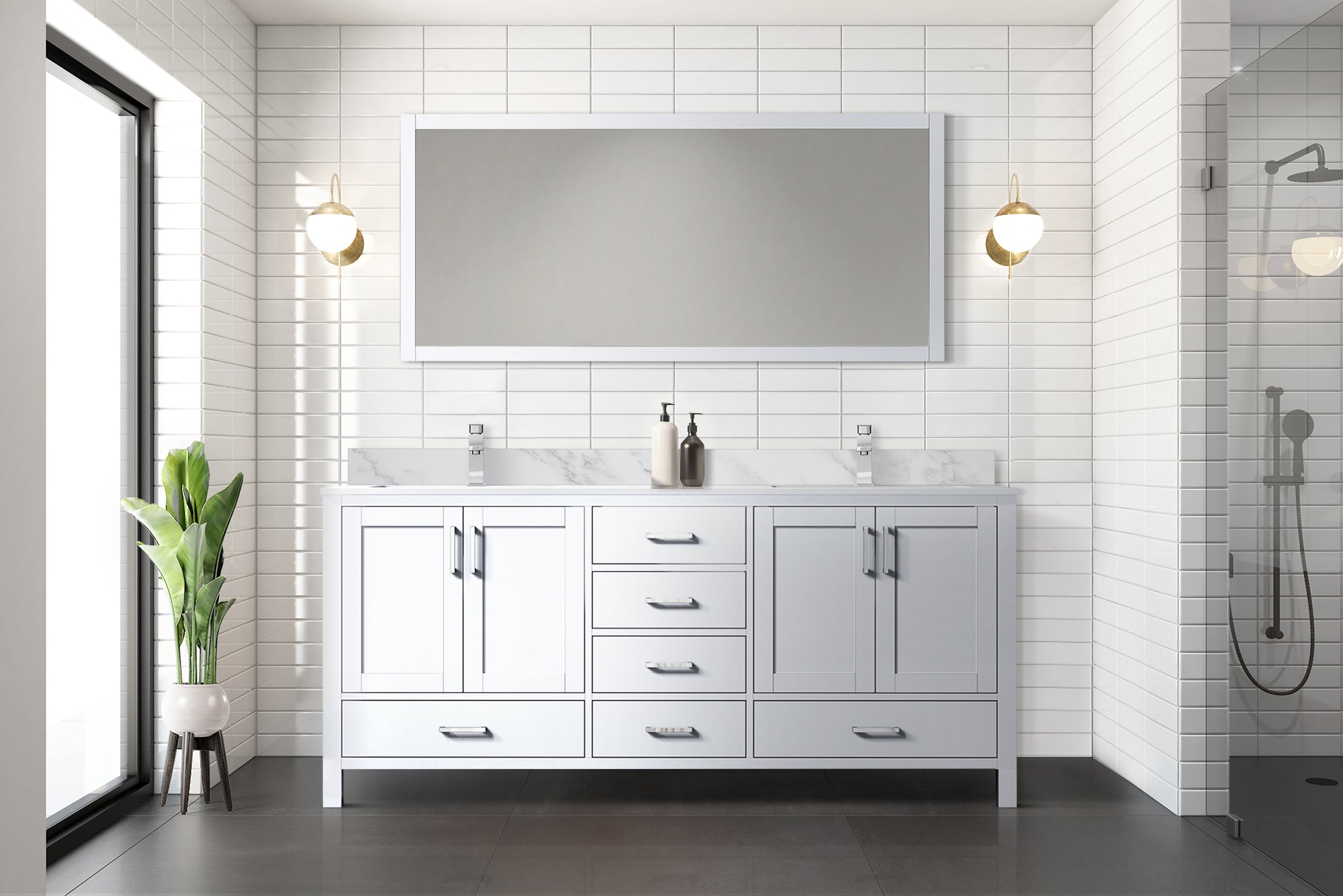 white vanity