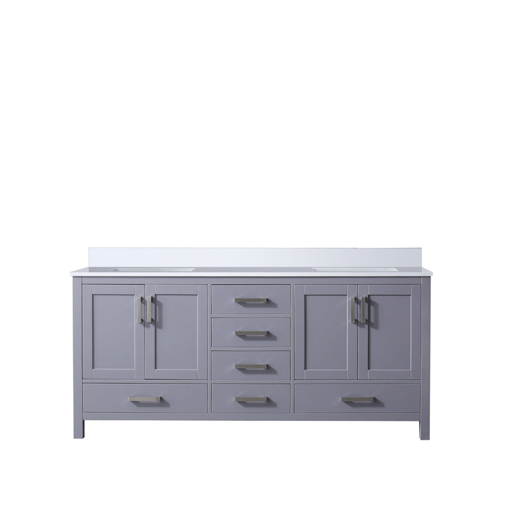 Lexora Jacques 72 in. W x 22 in. D Double Bath Vanity