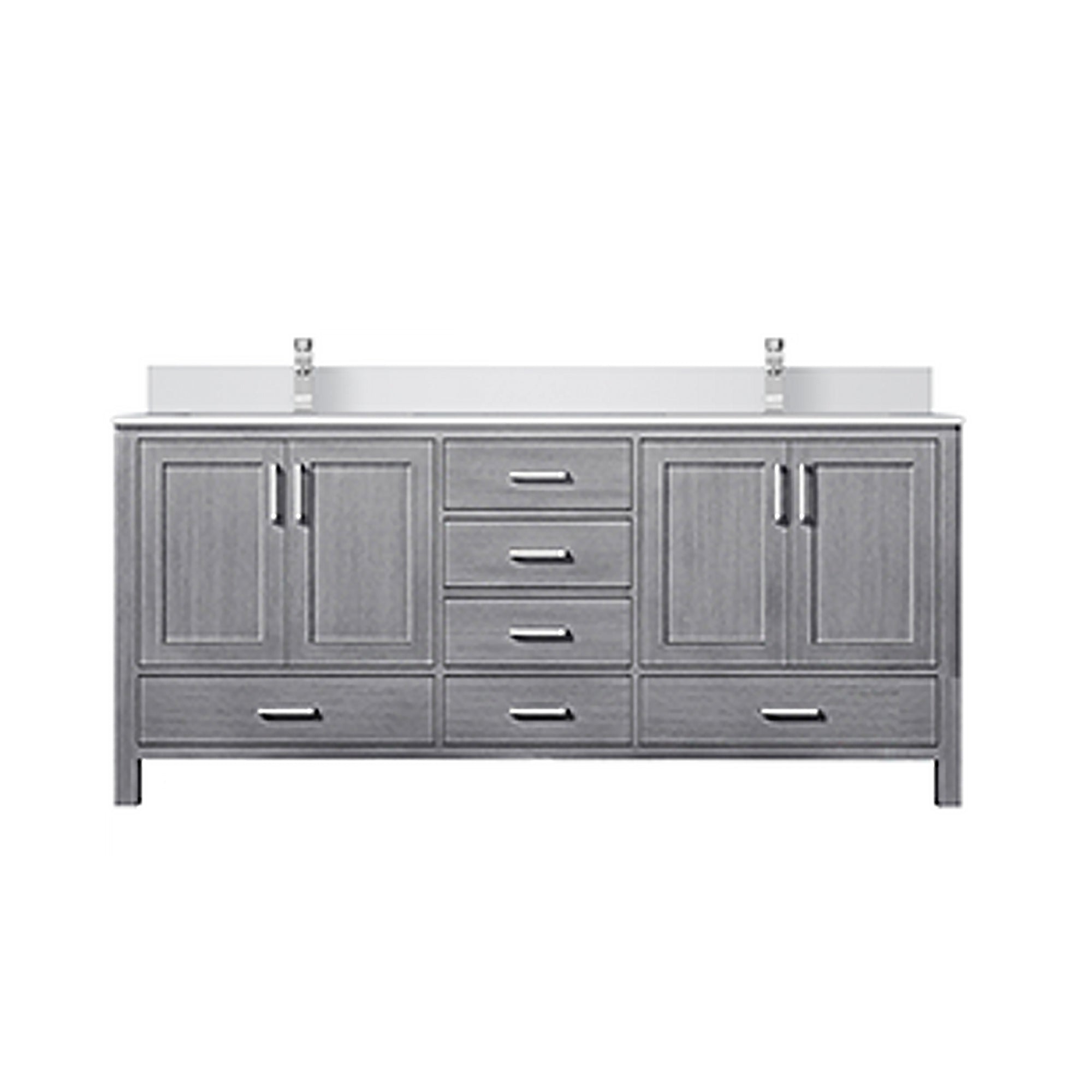 Lexora Jacques 72 in. W x 22 in. D Double Bath Vanity