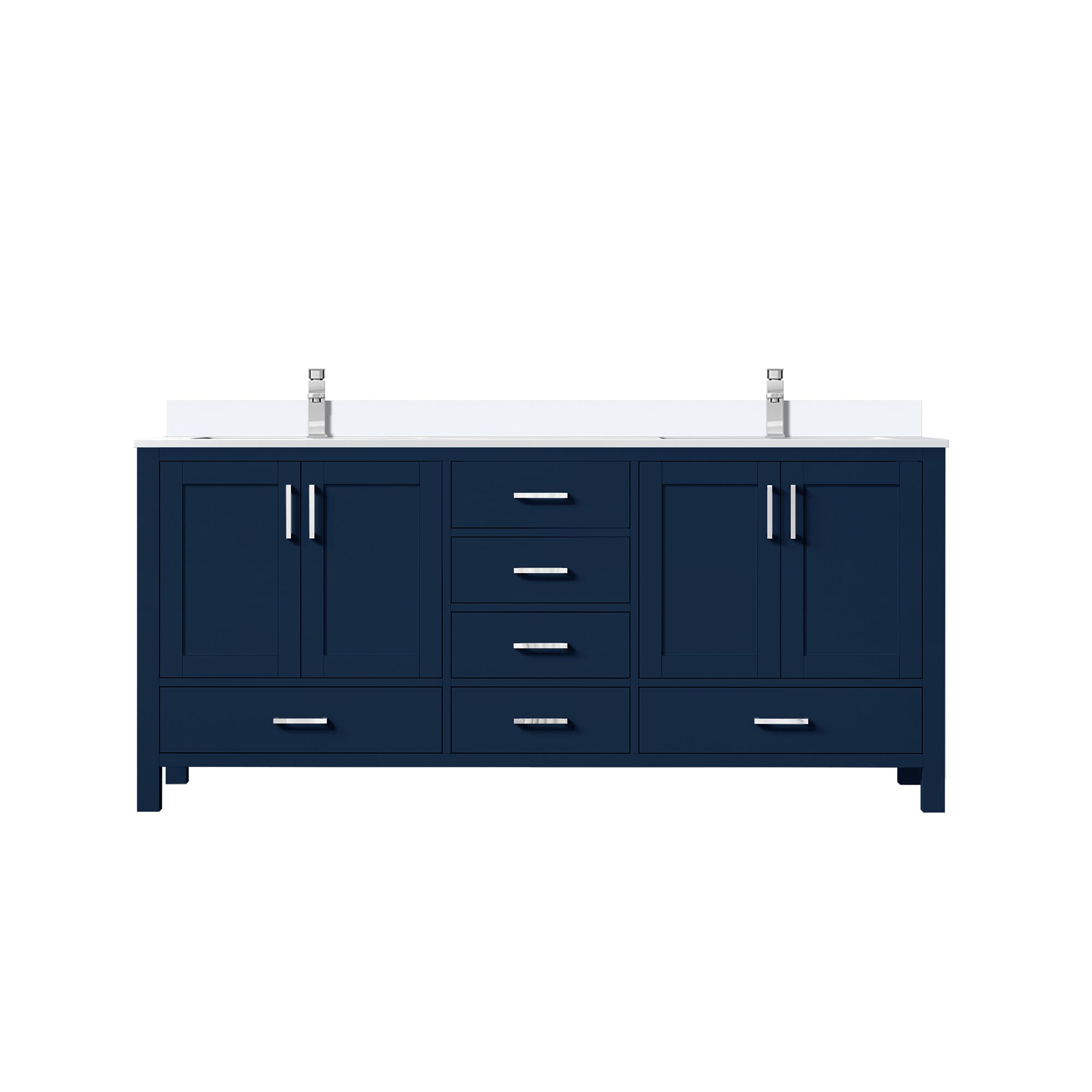 Lexora Jacques 72 in. W x 22 in. D Double Bath Vanity