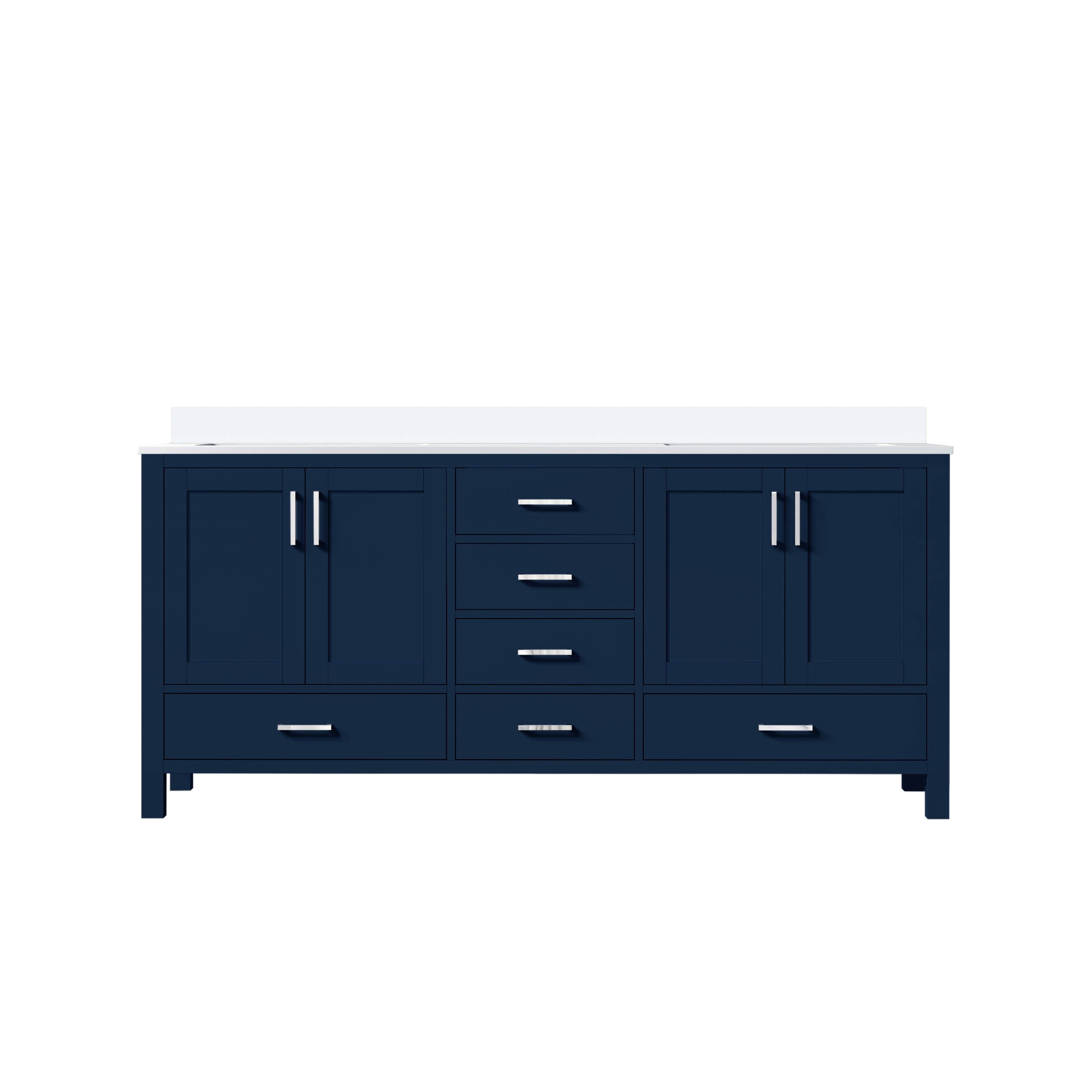 Lexora Jacques 72 in. W x 22 in. D Double Bath Vanity