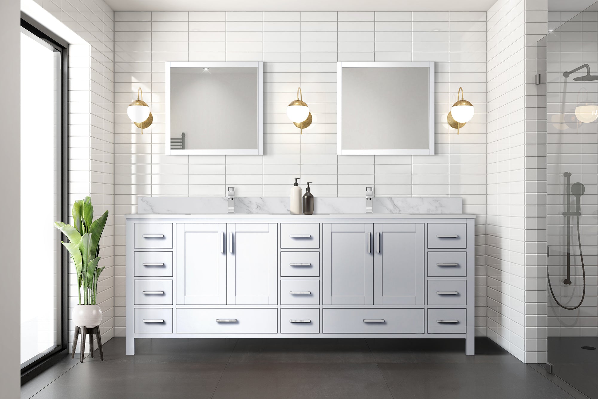 white vanity