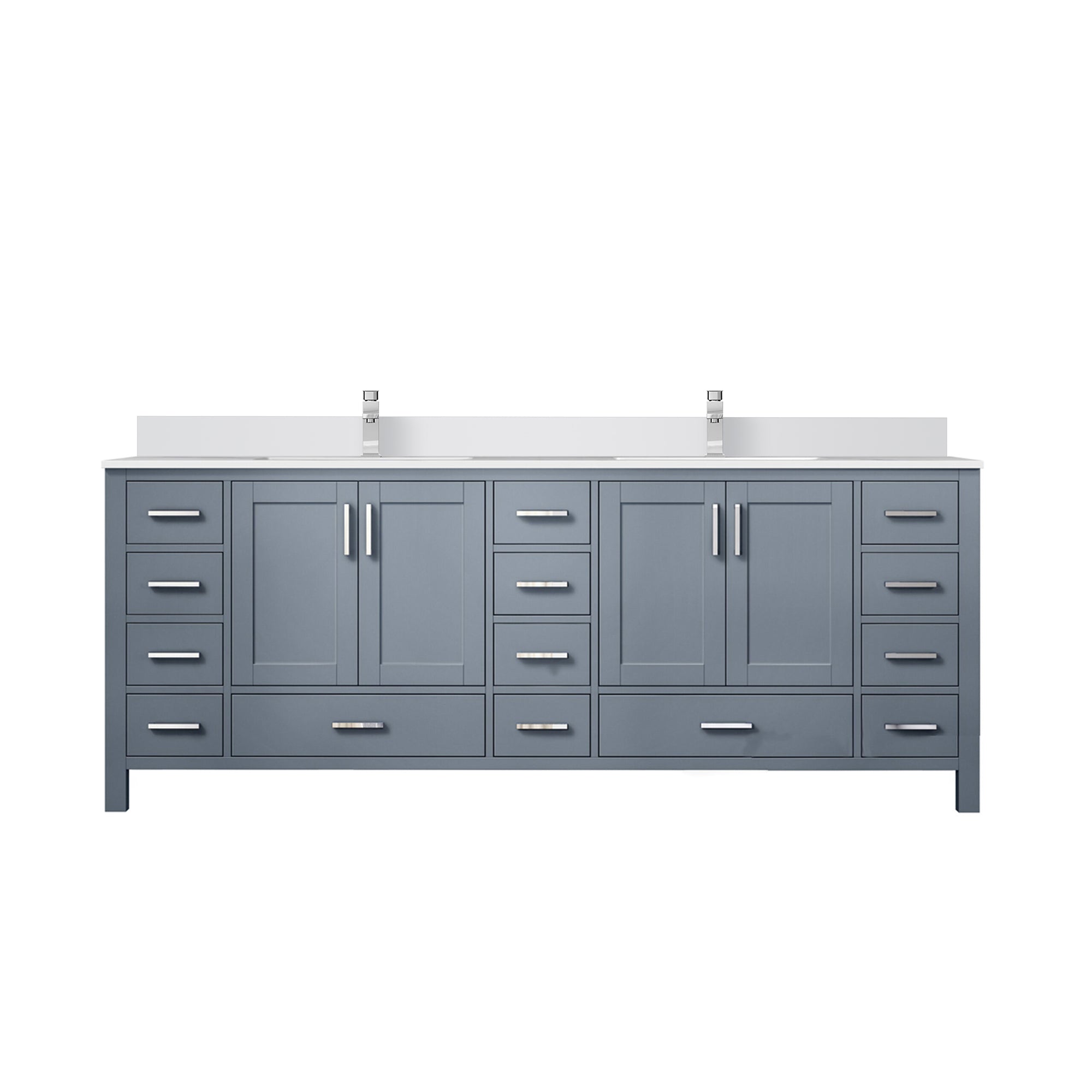 Lexora Jacques 84 in. W x 22 in. D Double Bath Vanity