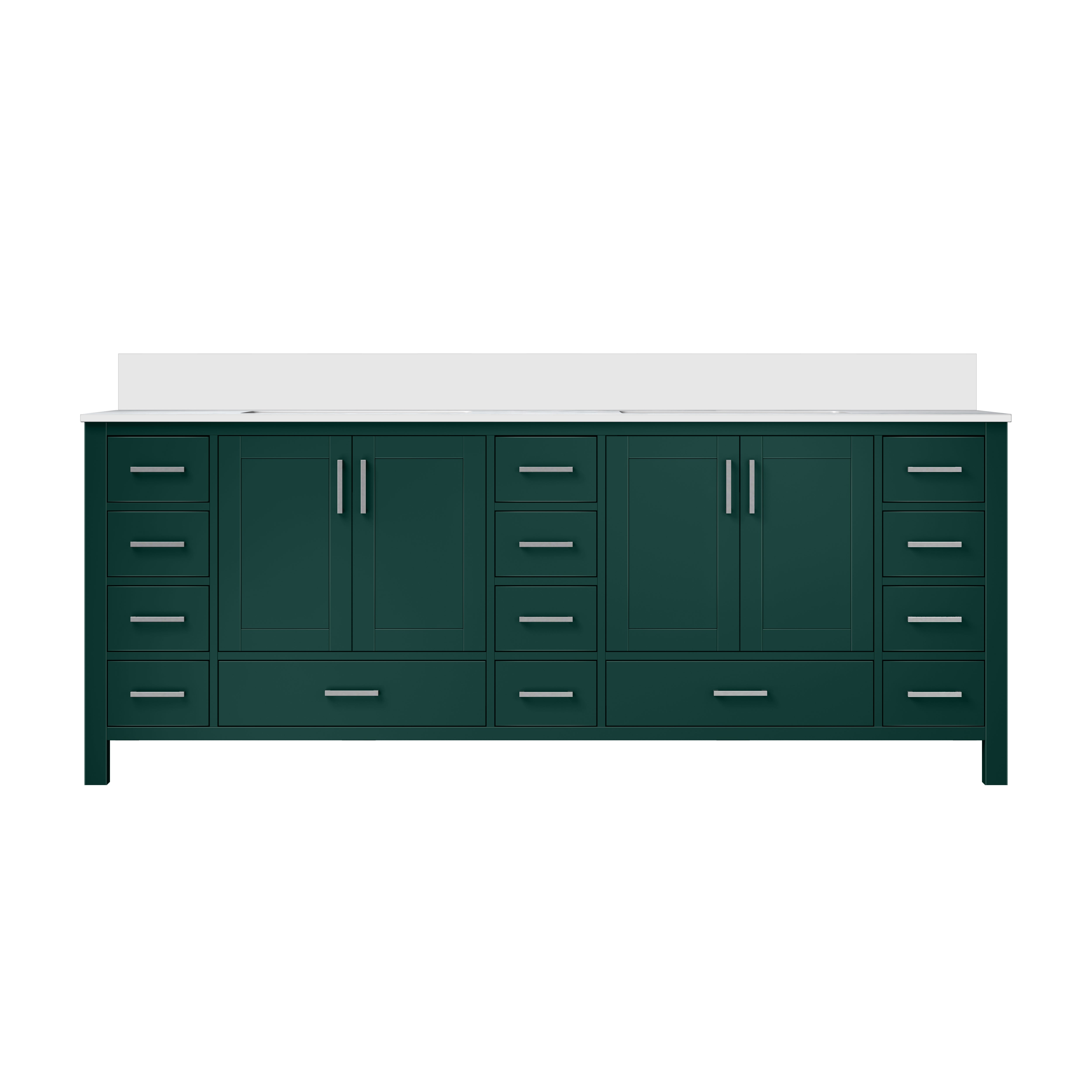 Lexora Jacques 84 in. W x 22 in. D Double Bath Vanity