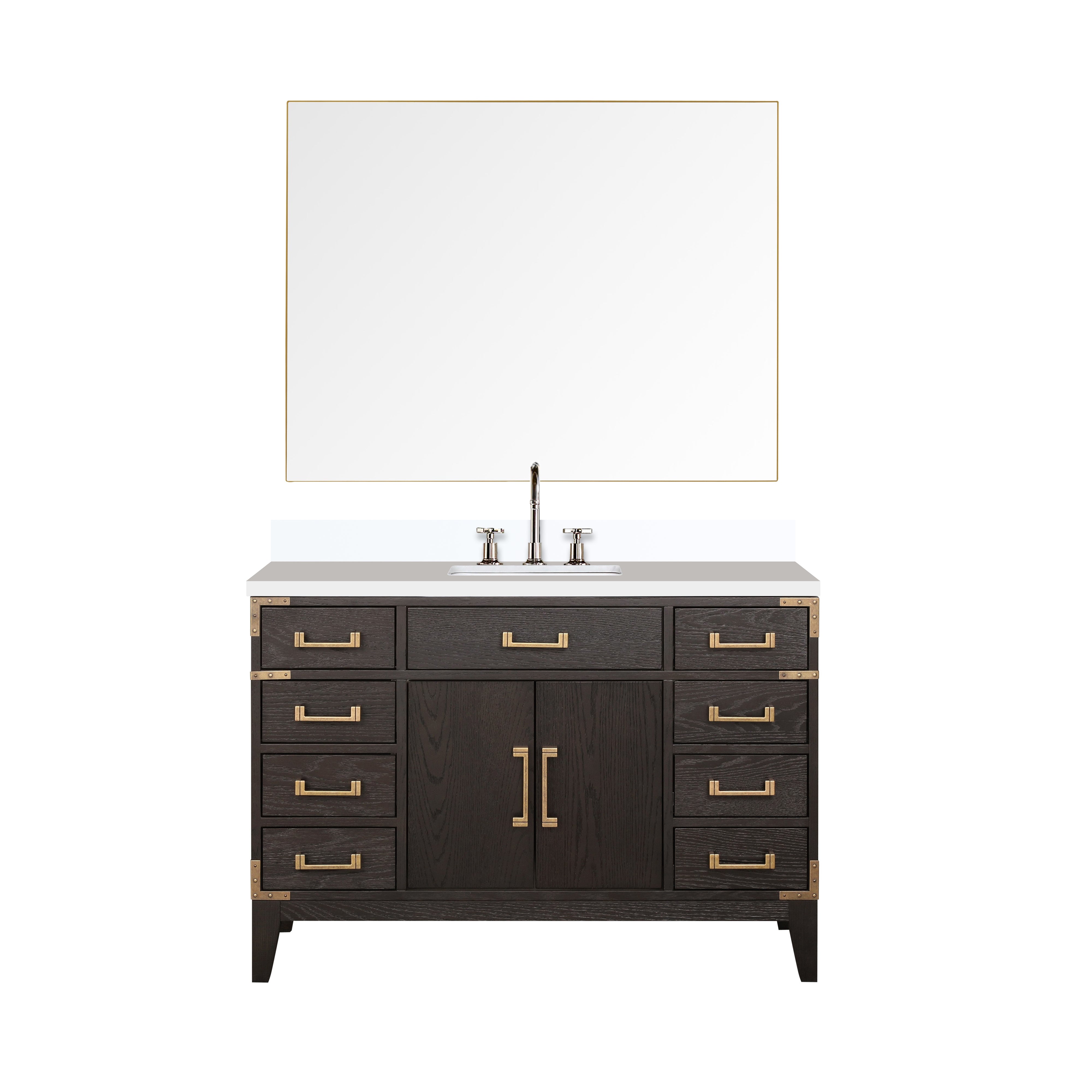 Lexora Laurel 48 in W x 22 in D Single Bath Vanity