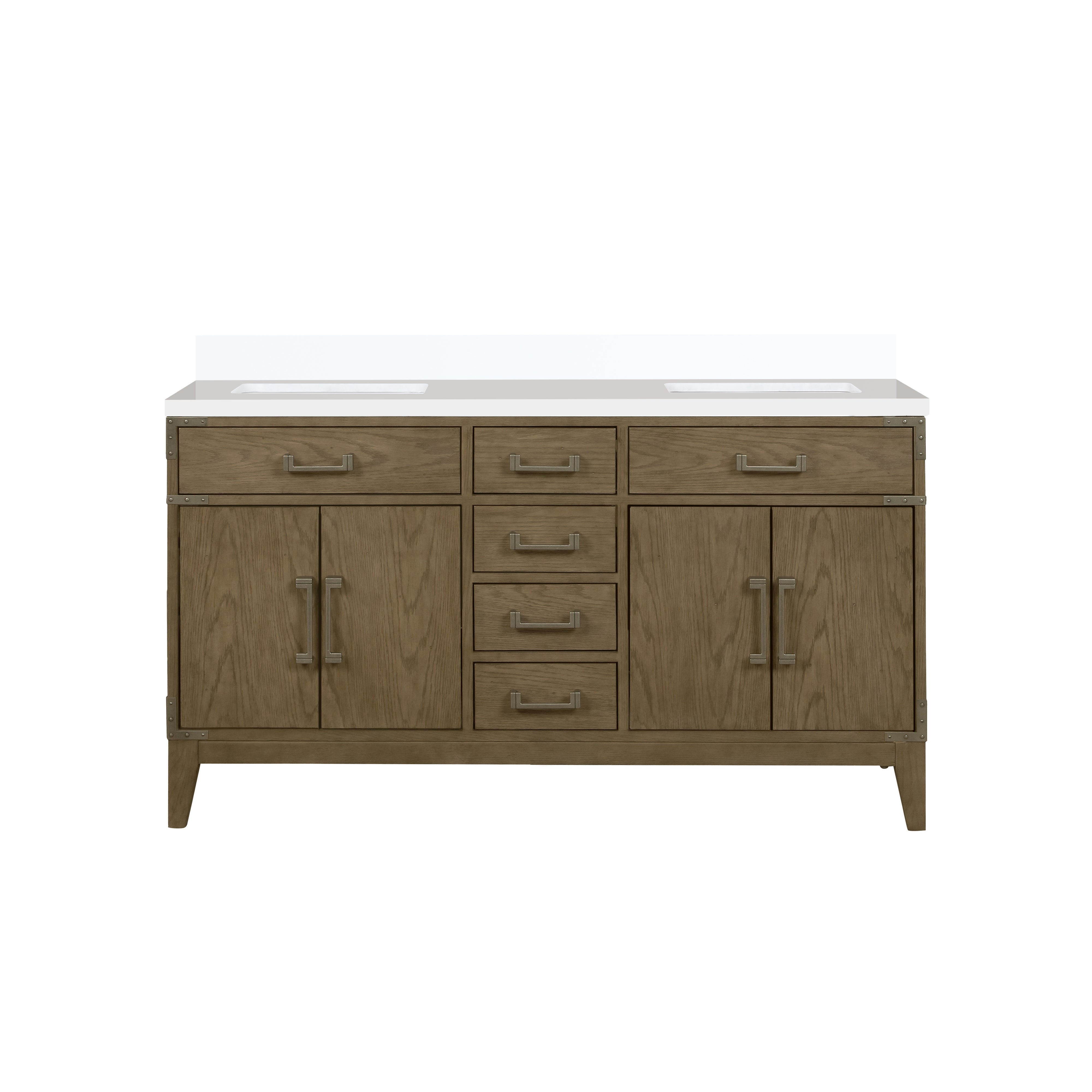 Lexora Laurel 60 in W x 22 in D Double Bath Vanity