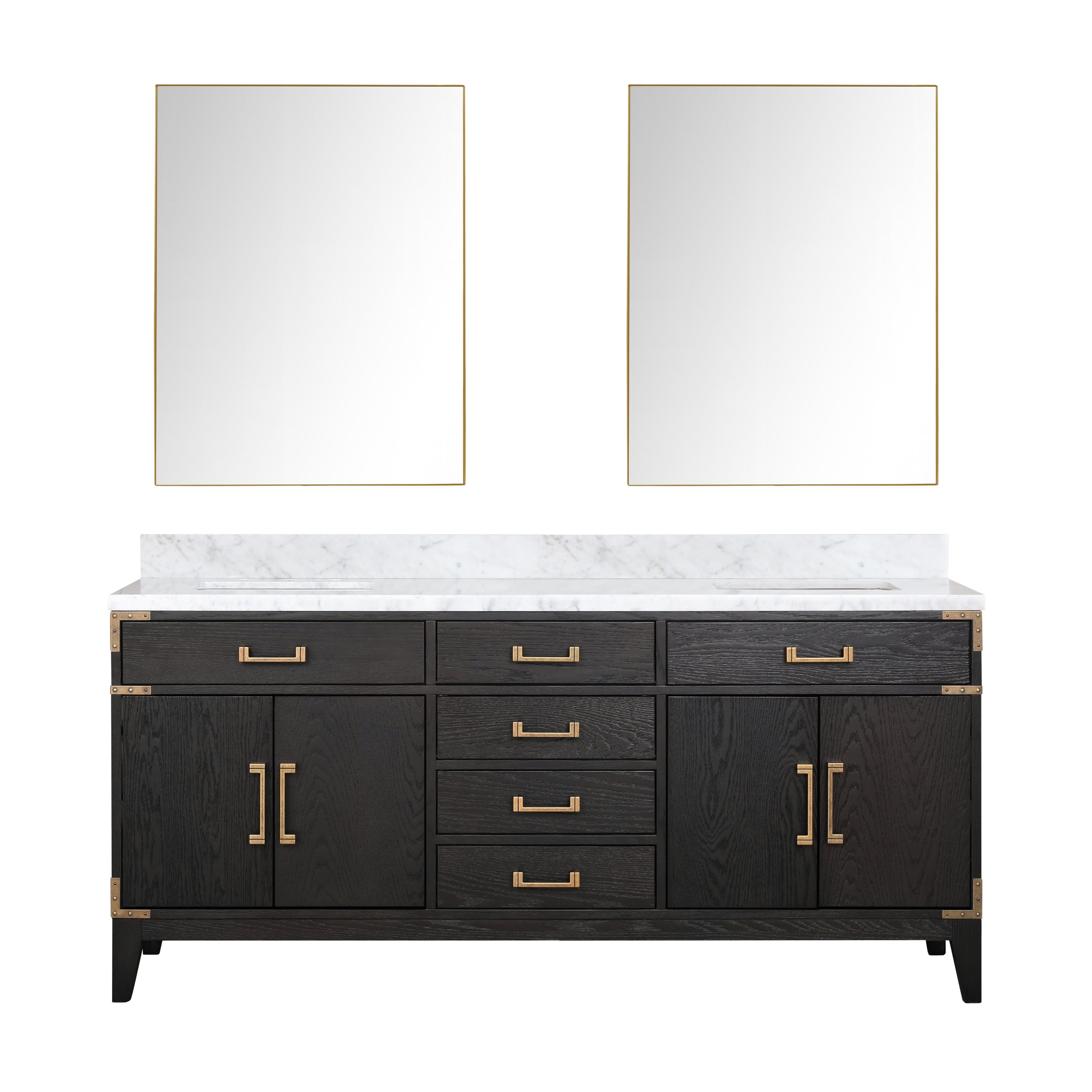 Lexora Laurel 72 in W x 22 in D Double Bath Vanity