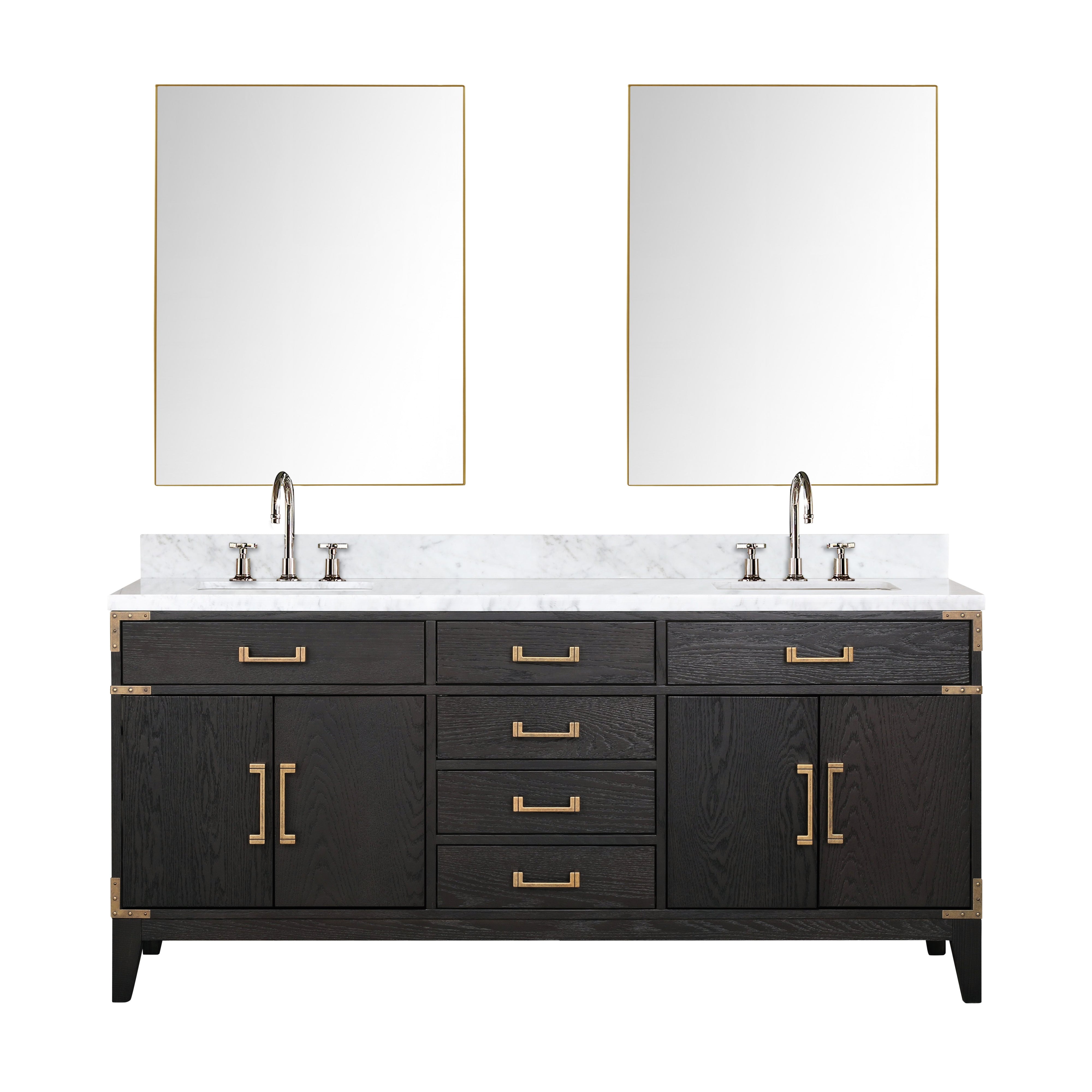 Lexora Laurel 72 in W x 22 in D Double Bath Vanity