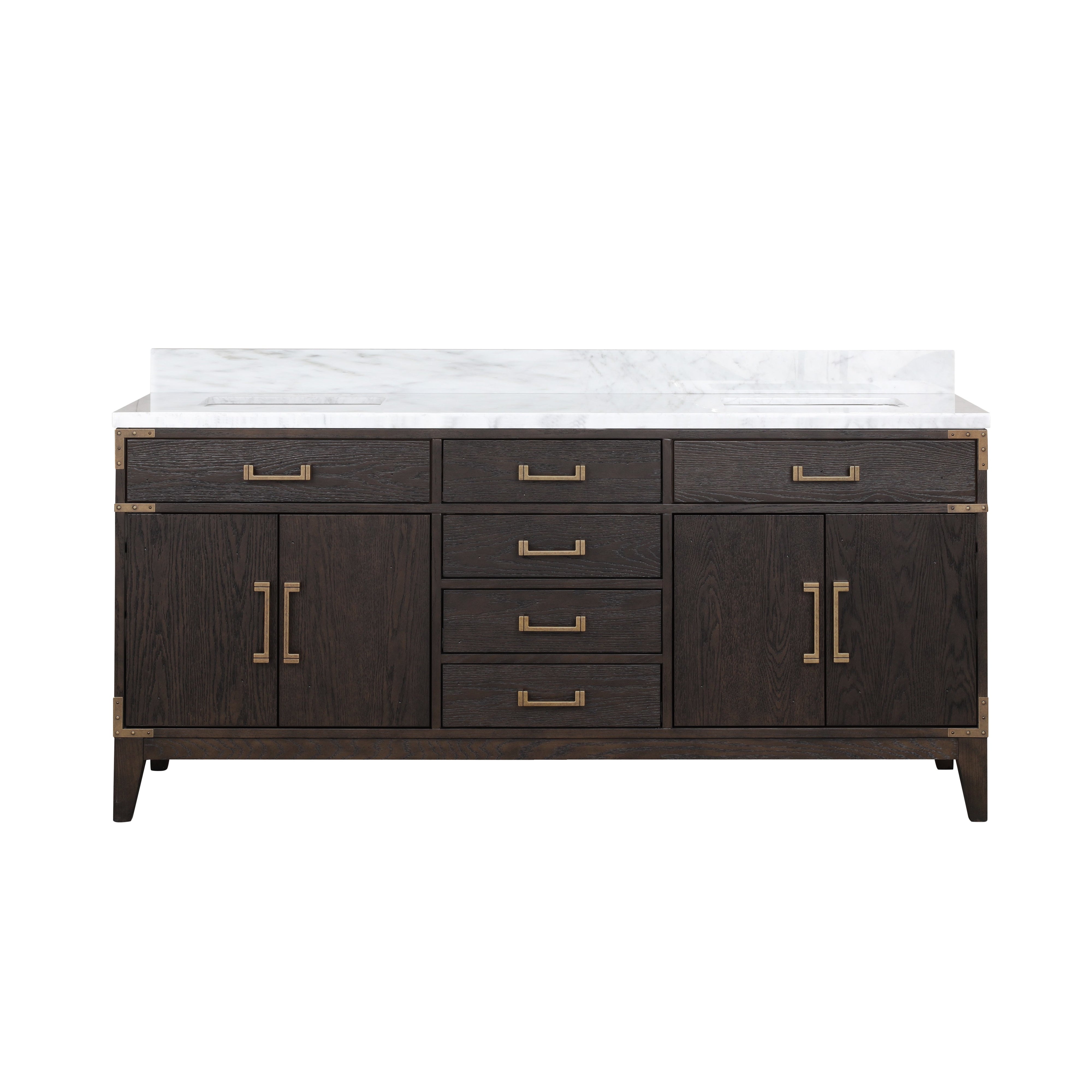 Lexora Laurel 72 in W x 22 in D Double Bath Vanity