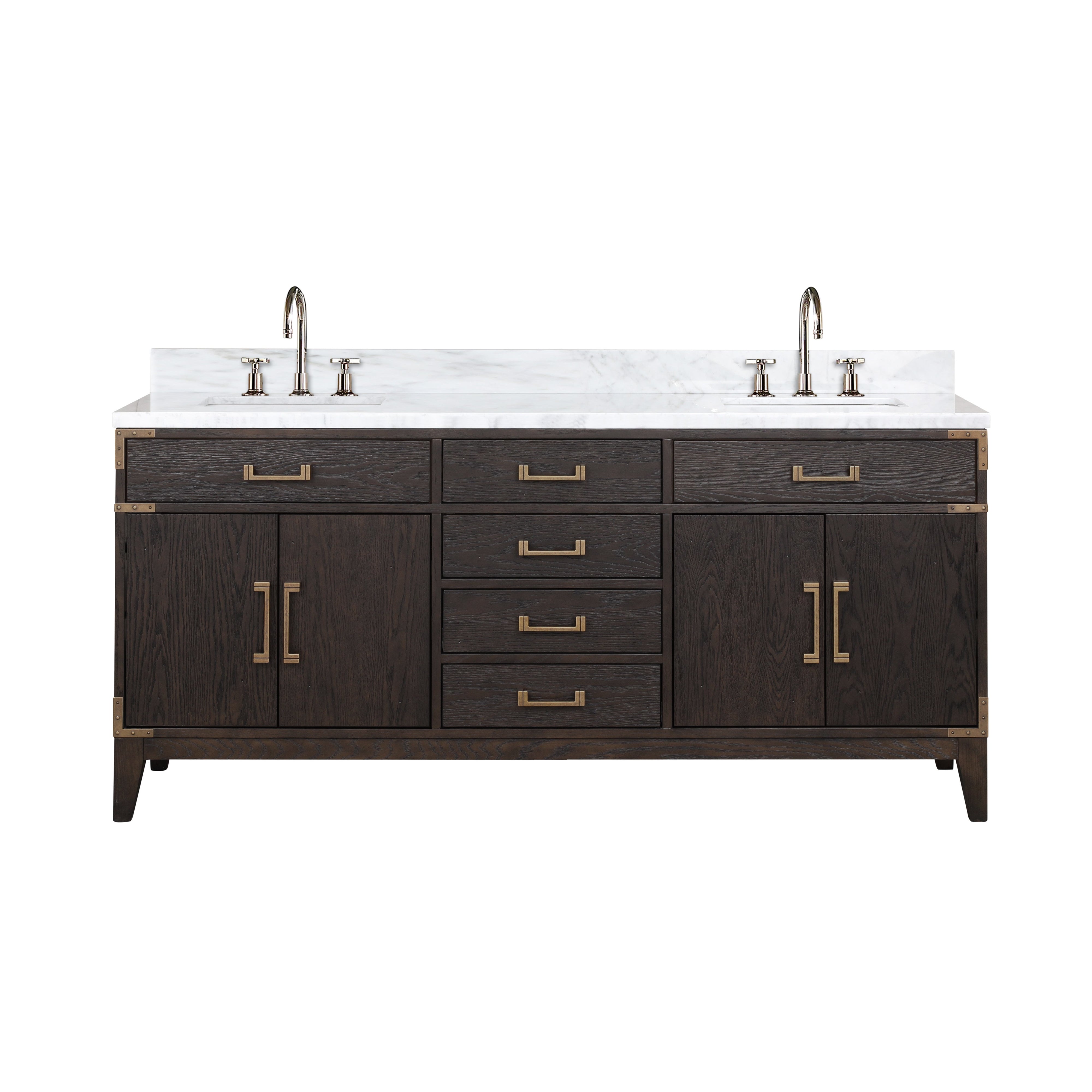 Lexora Laurel 72 in W x 22 in D Double Bath Vanity