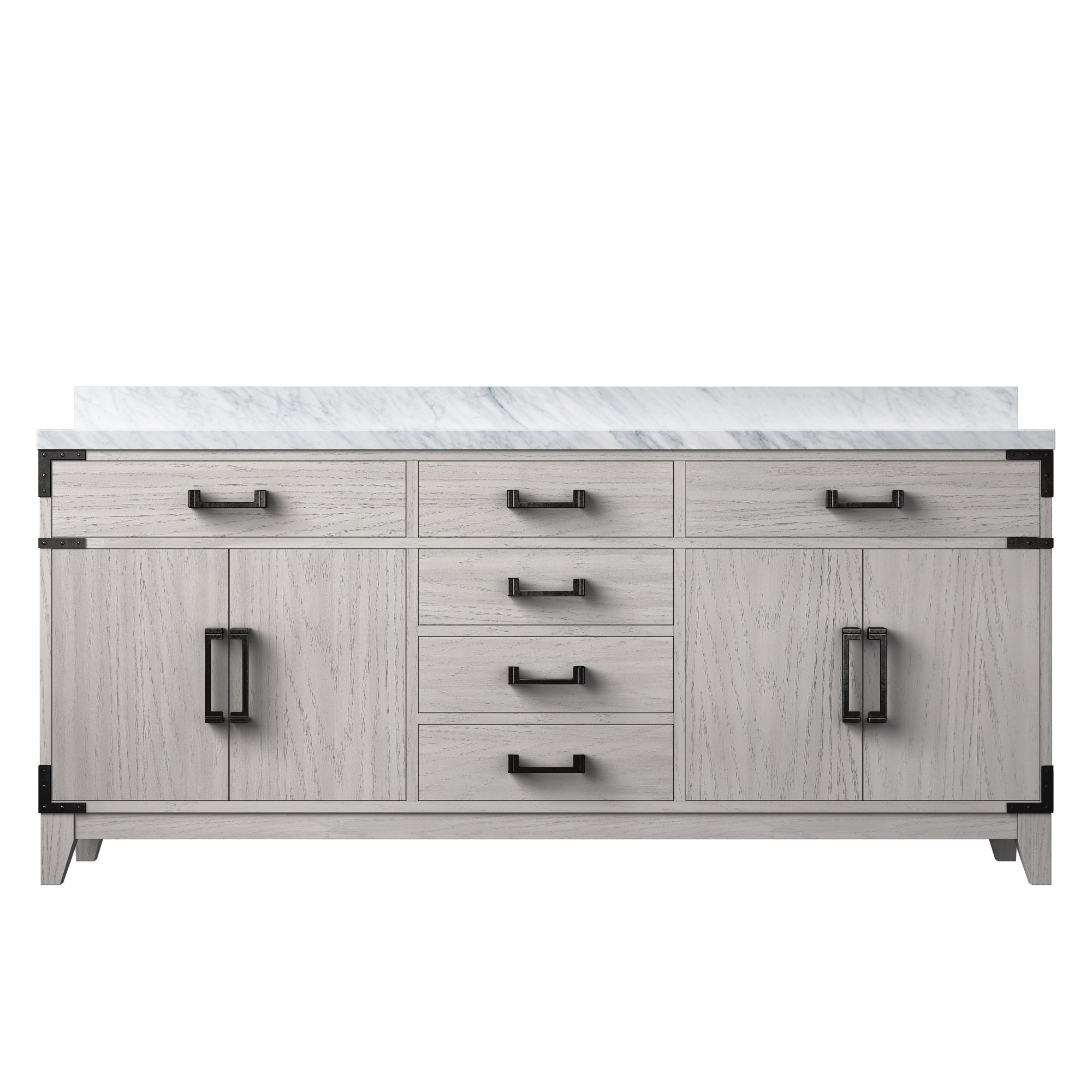 Lexora Laurel 72 in W x 22 in D Double Bath Vanity